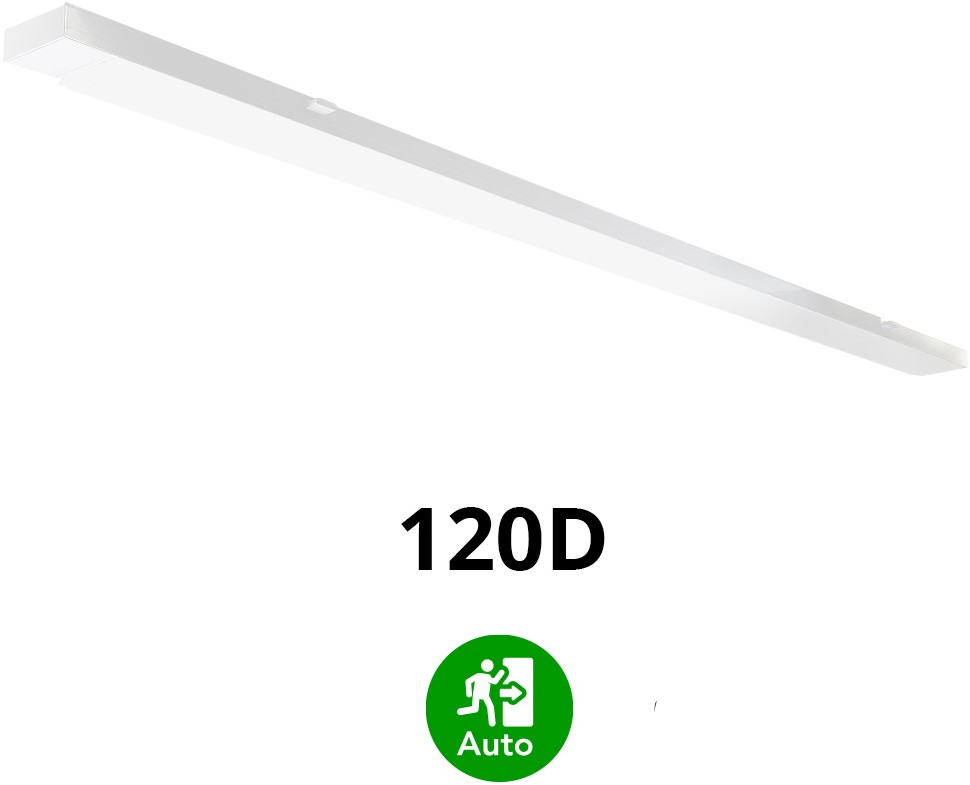 Pragmalux PRX Uniline LED-modul HO 1528mm 75-22W 12000-3500lm 6500K 120D opal + nødmodul 1 time selvtest