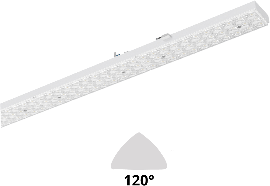 Pragmalux PRX-Line UO LED modul-hvid 2039mm dipswitch 115-83W 18000-14000lm 6500K 120D