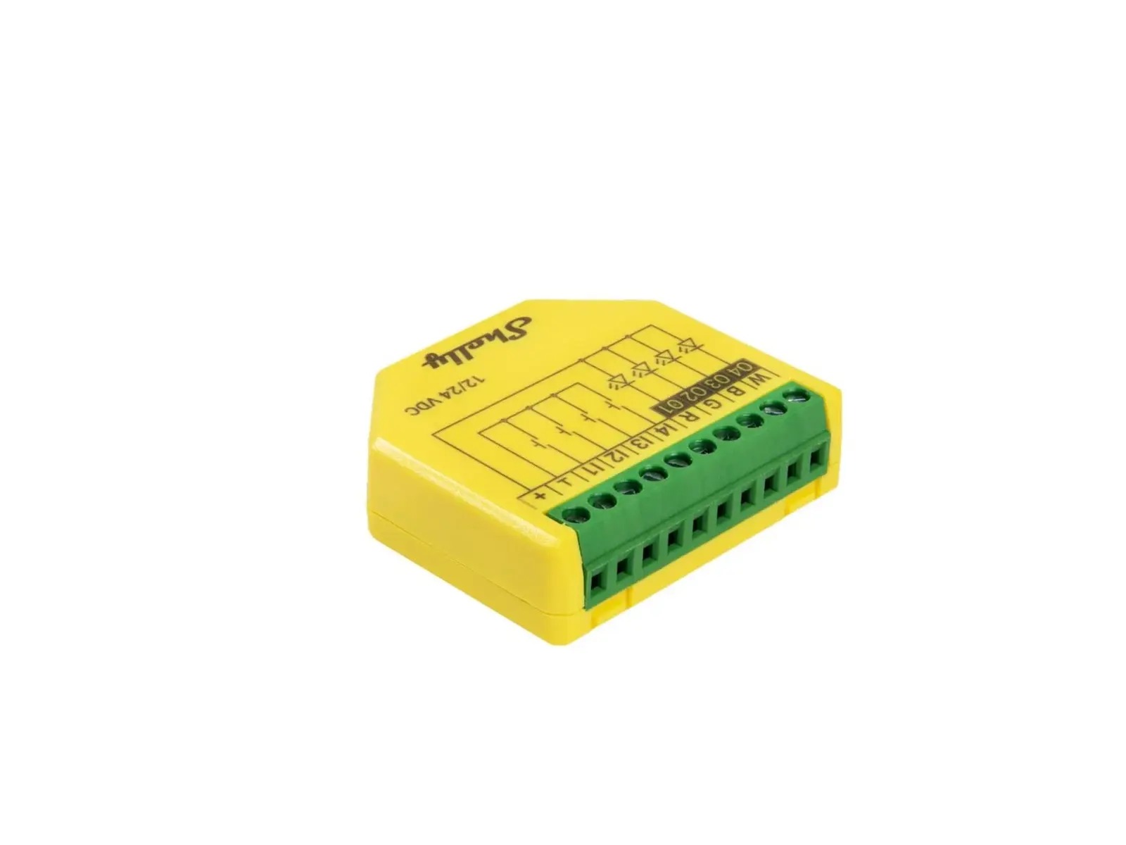 Shelly LED 4-kanals RGB(W) controller. 12-24V