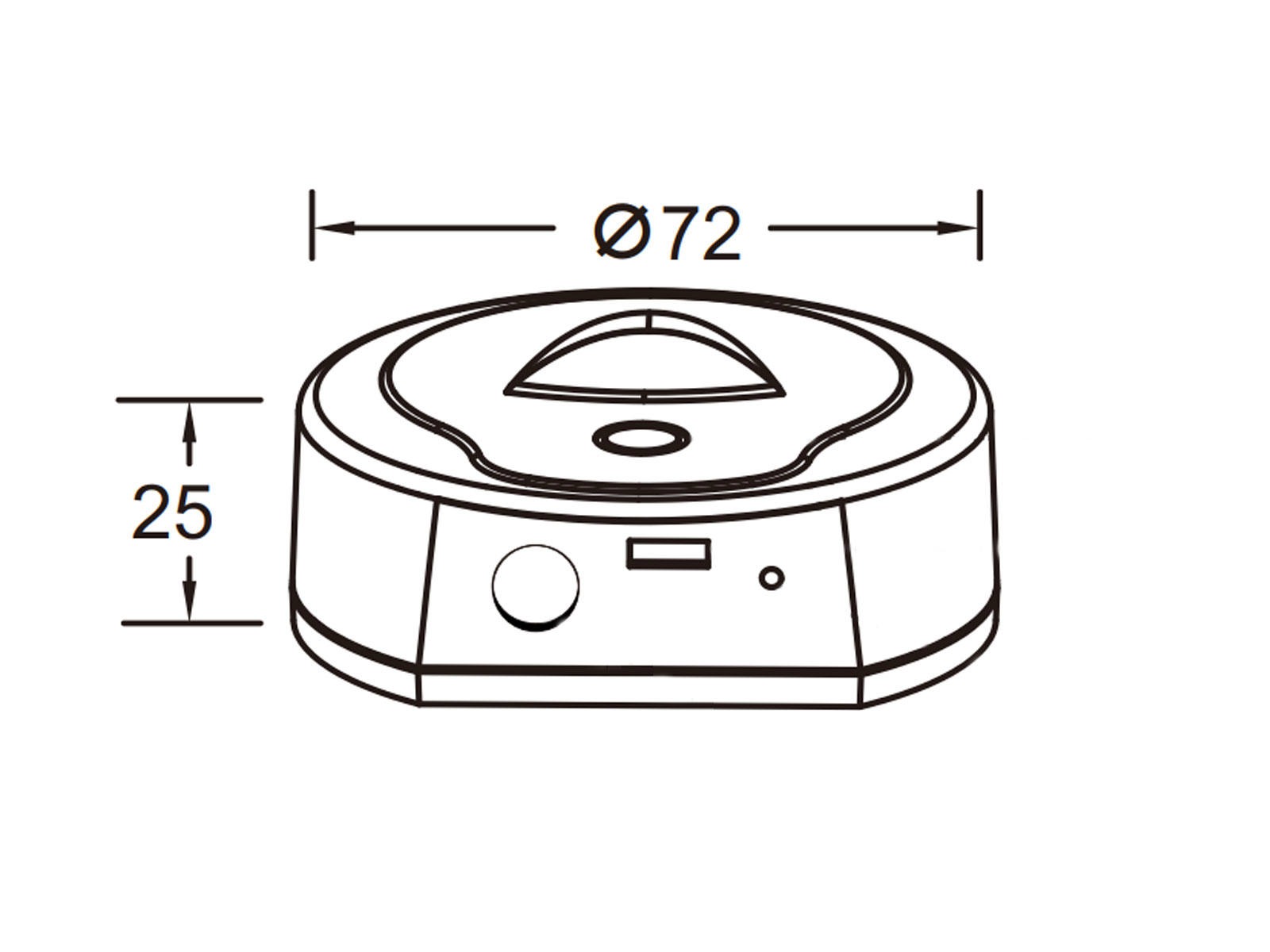 WiFi LED controller (WiFi til flere modtagere)