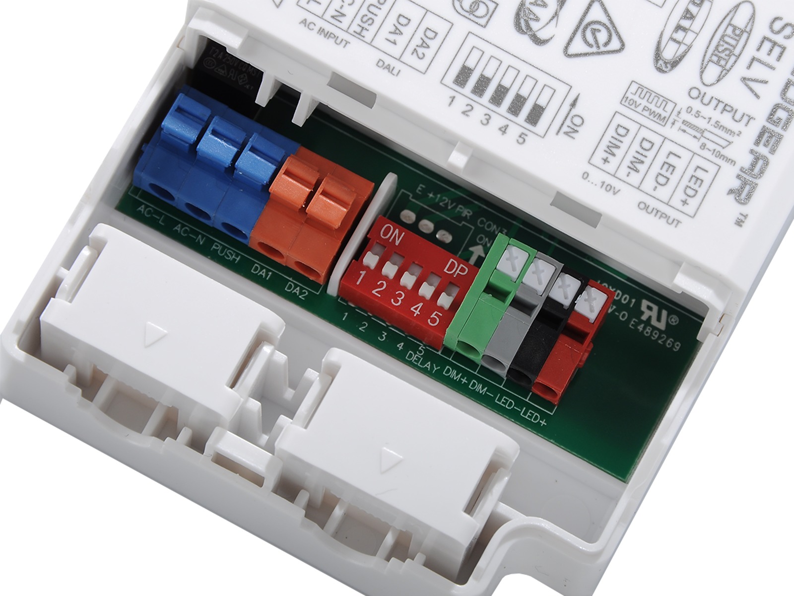 LEDGEAR DALI-2/0-10V/PWM/PUSH dæmpbar driver 650-1100mA. output 14-42V DC