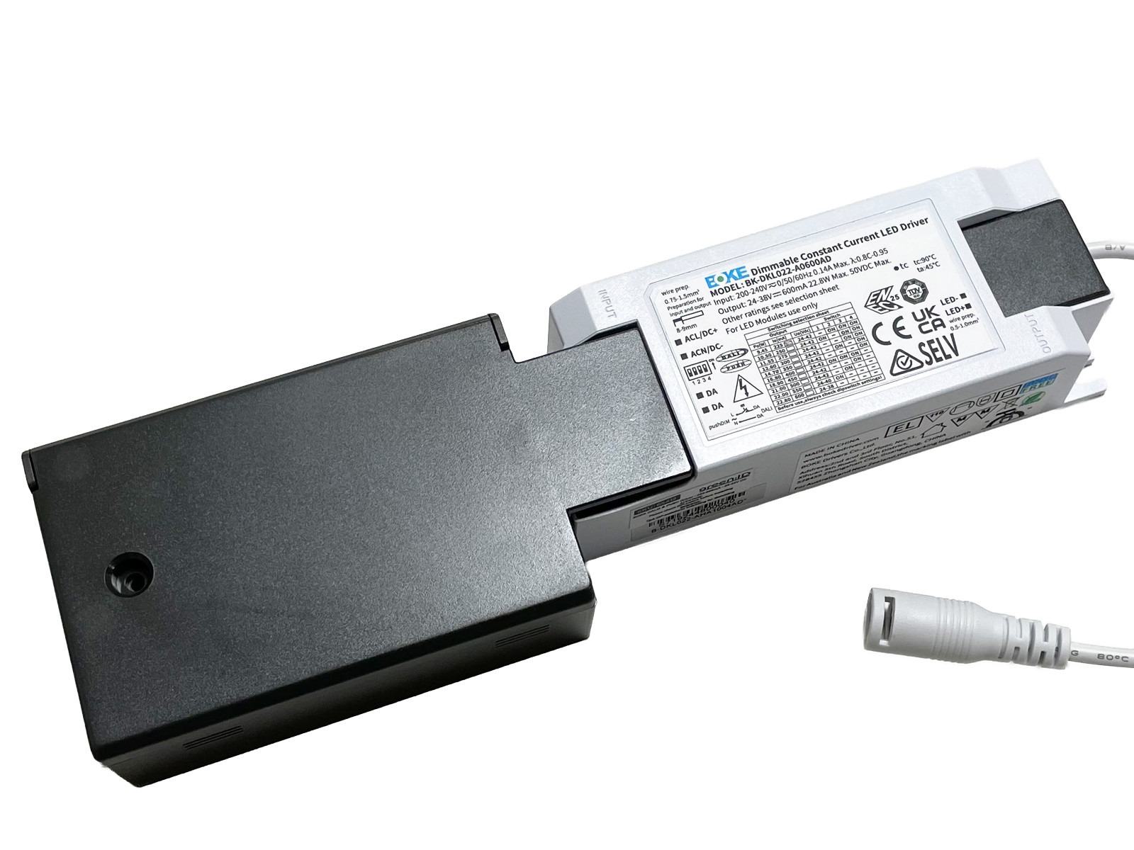 LED driver DALI-2 & PUSH dæmpbar 225-600mA. output 24-42V DC