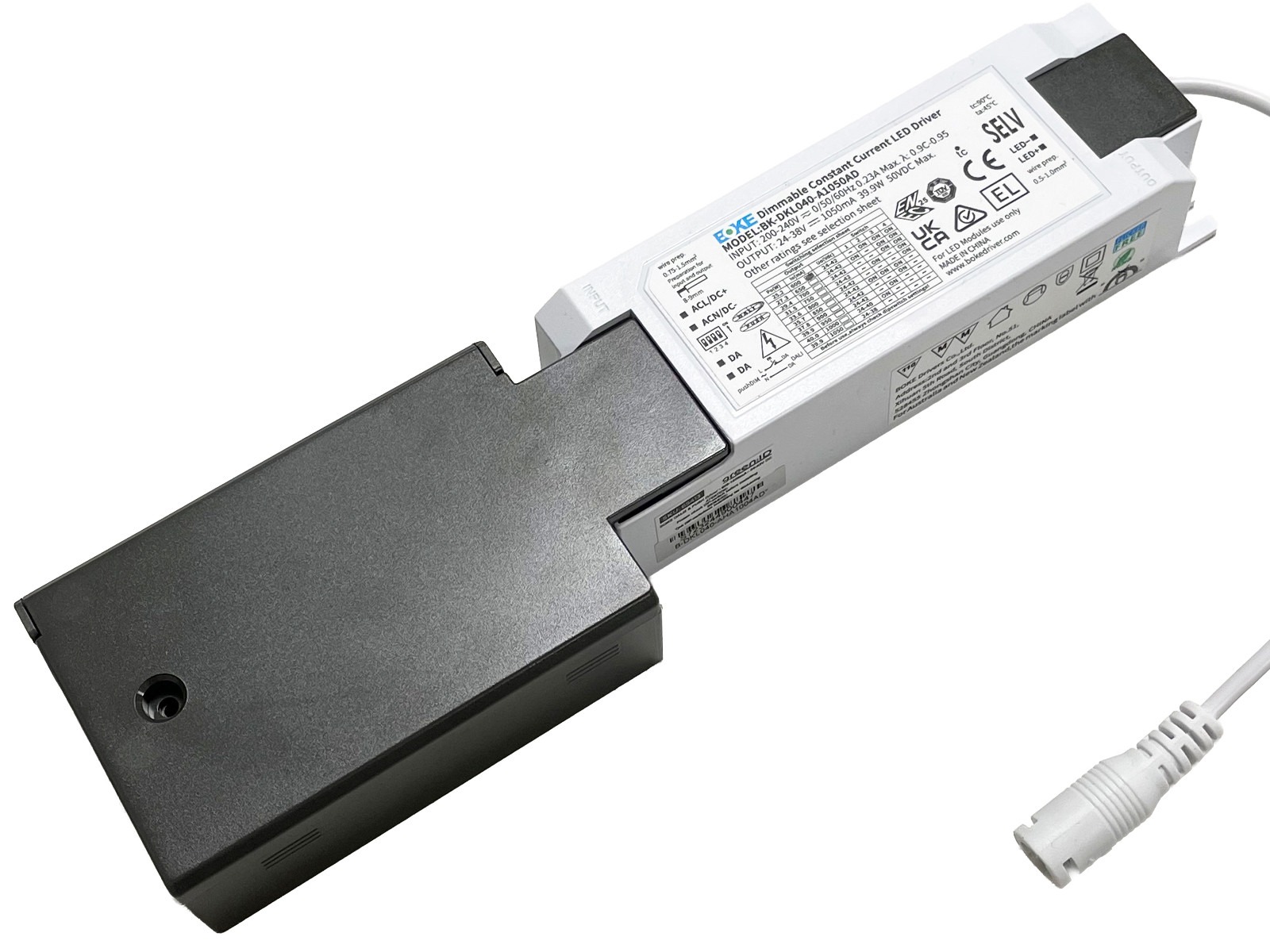 BOKE LED driver DALI-2 & PUSH dæmpbar 600-1050mA. output 24-42V DC