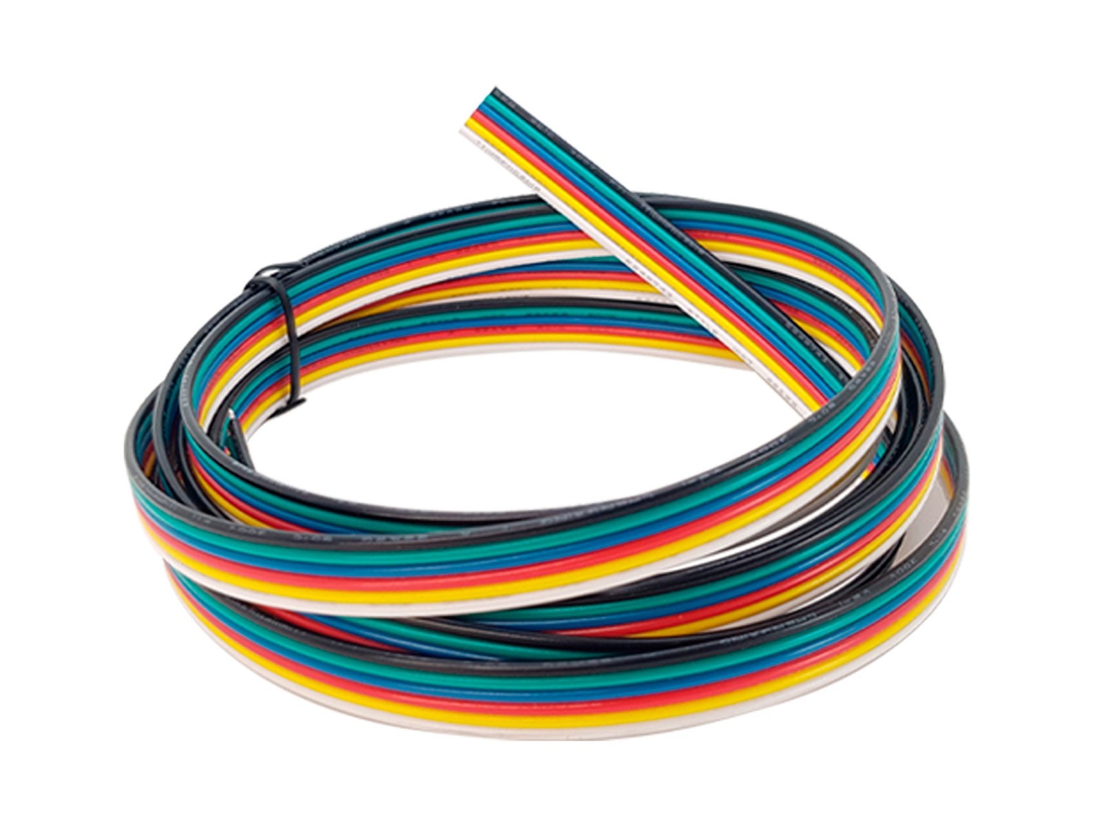 Tilledning RGBCTA (6-pin) LED strips 0.50 mm2 (METERMÅL)