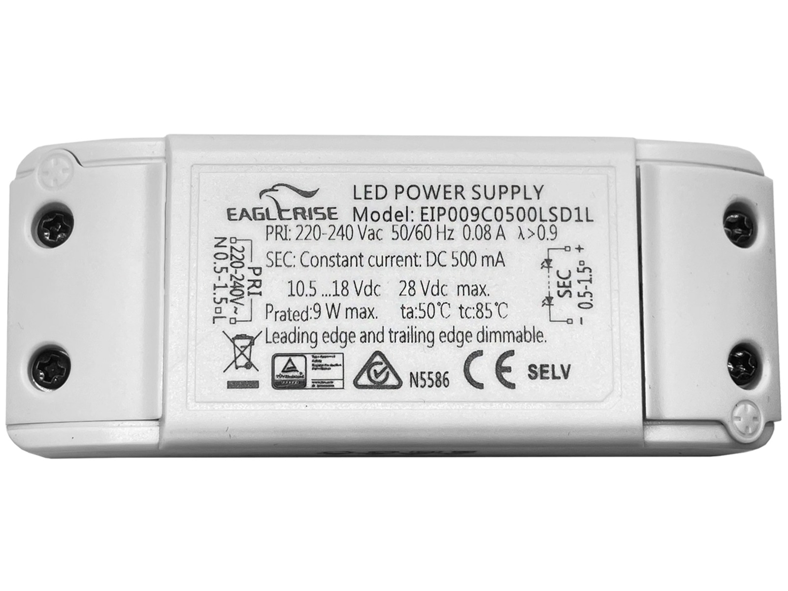 Dæmpbar driver for Frameless 8W