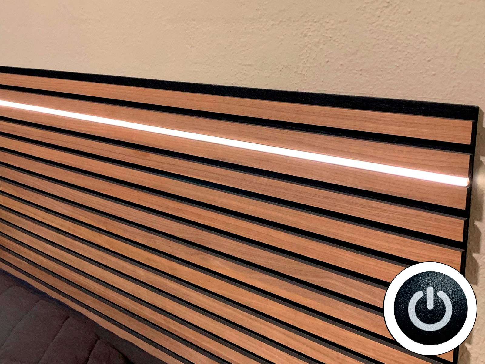 LAMEL-LED G2 SORT plug'n play pakke 240 cm. lys og tilslutning INKL. touch-dæmper
