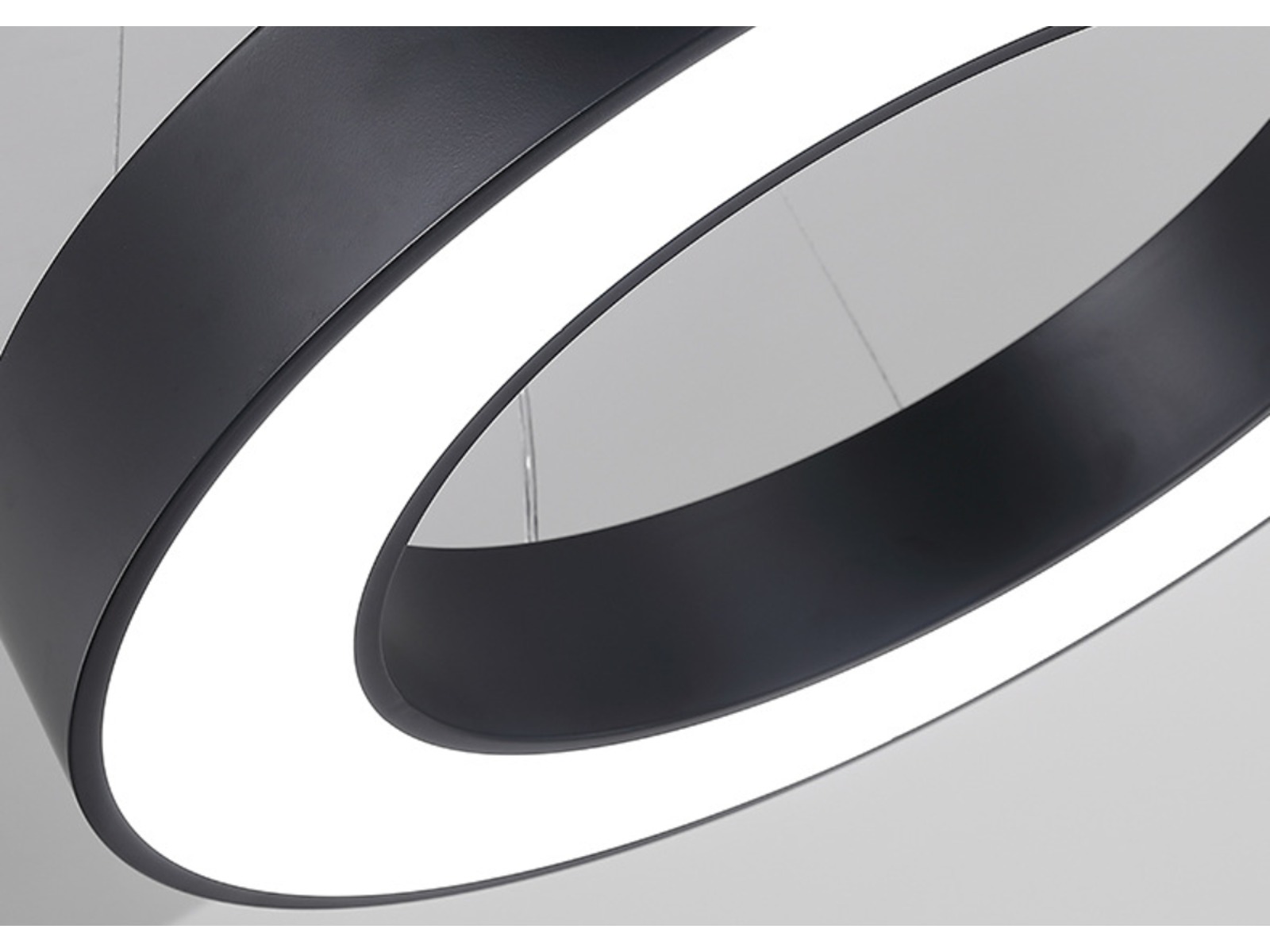 Circle BIG LED lampe Ø:60. SORT. NW. on/off