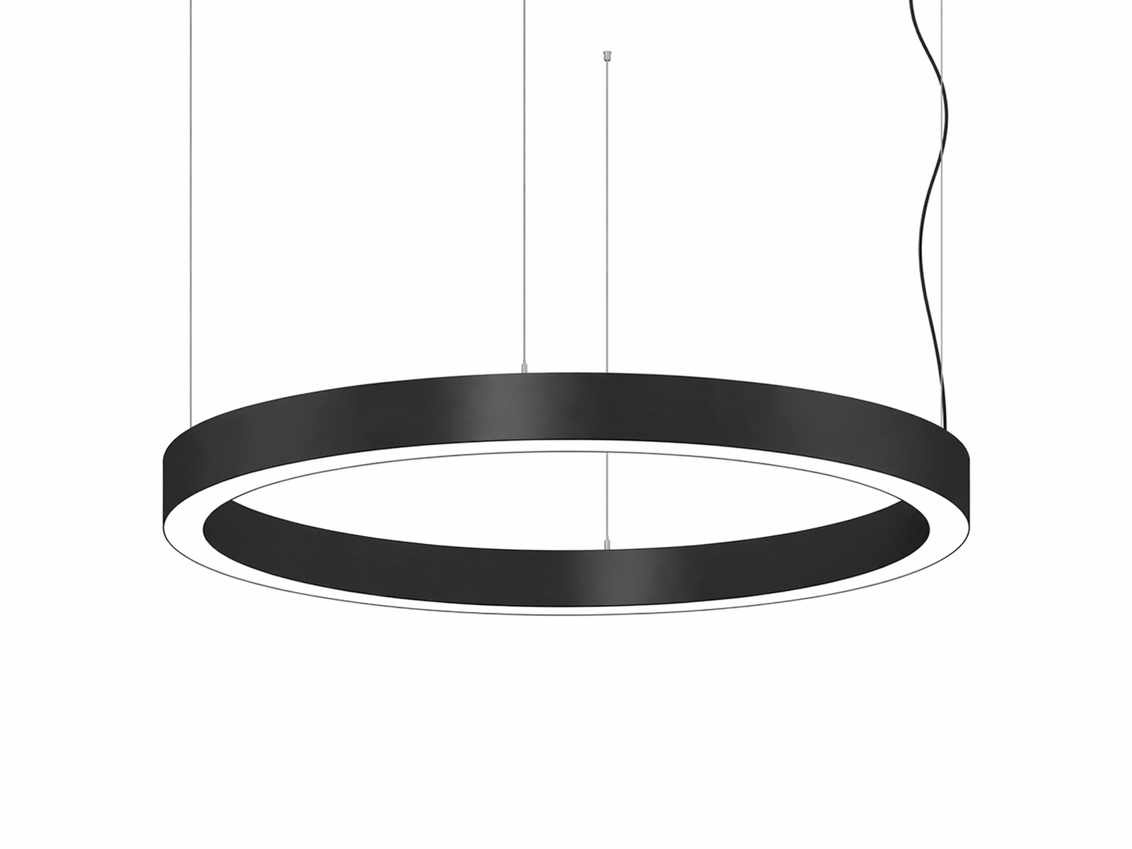 Circle Slim LED lampe Ø:543. SORT. NW. 1-10V