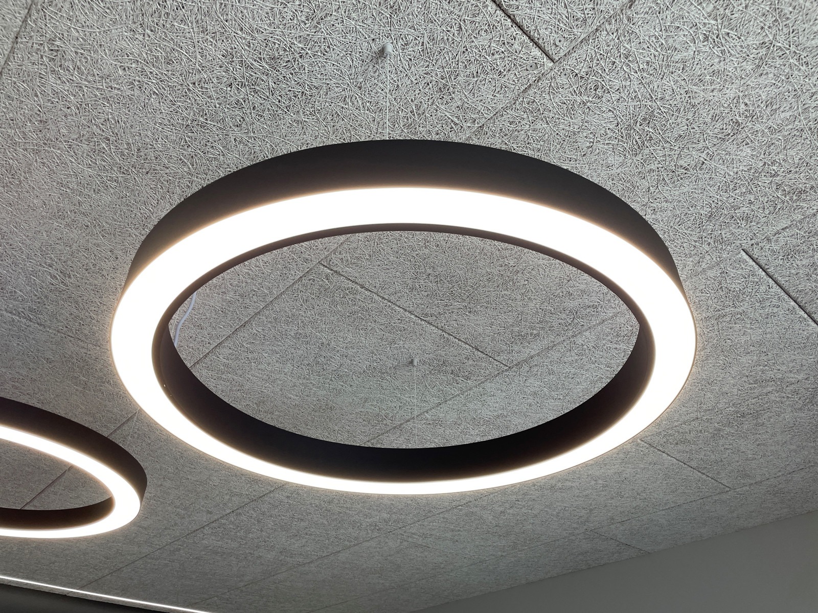 Circle Slim LED lampe Ø:783. SORT