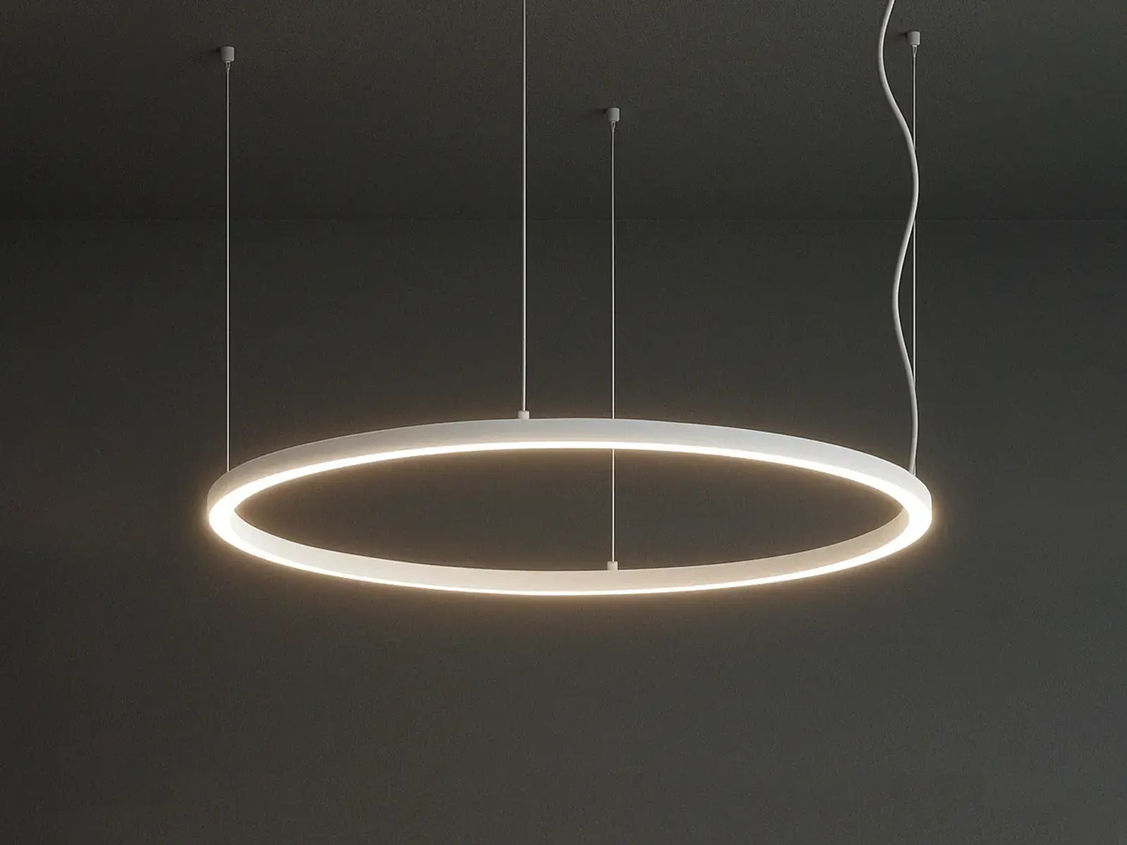 Circle Ultra Slim LED lampe HVID. WW. DALI dæmpbar