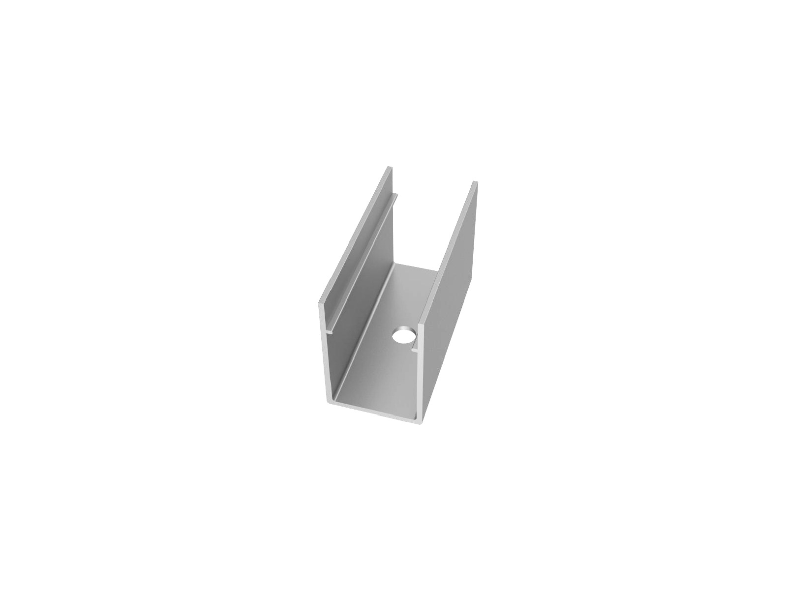 Clips for silikone-skinne (for siderettet lys) for LED strip 16x16 mm. (pr.stk.)