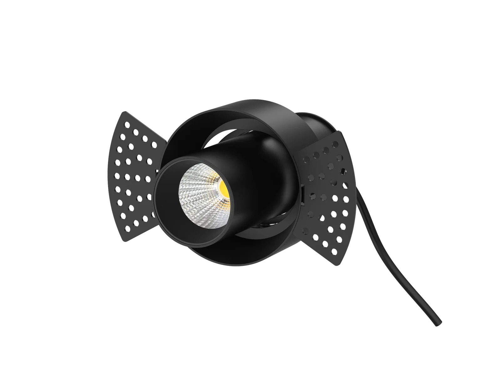 Telescope LED Downlight 10W Dæmpbar. Sort (Indspartel)