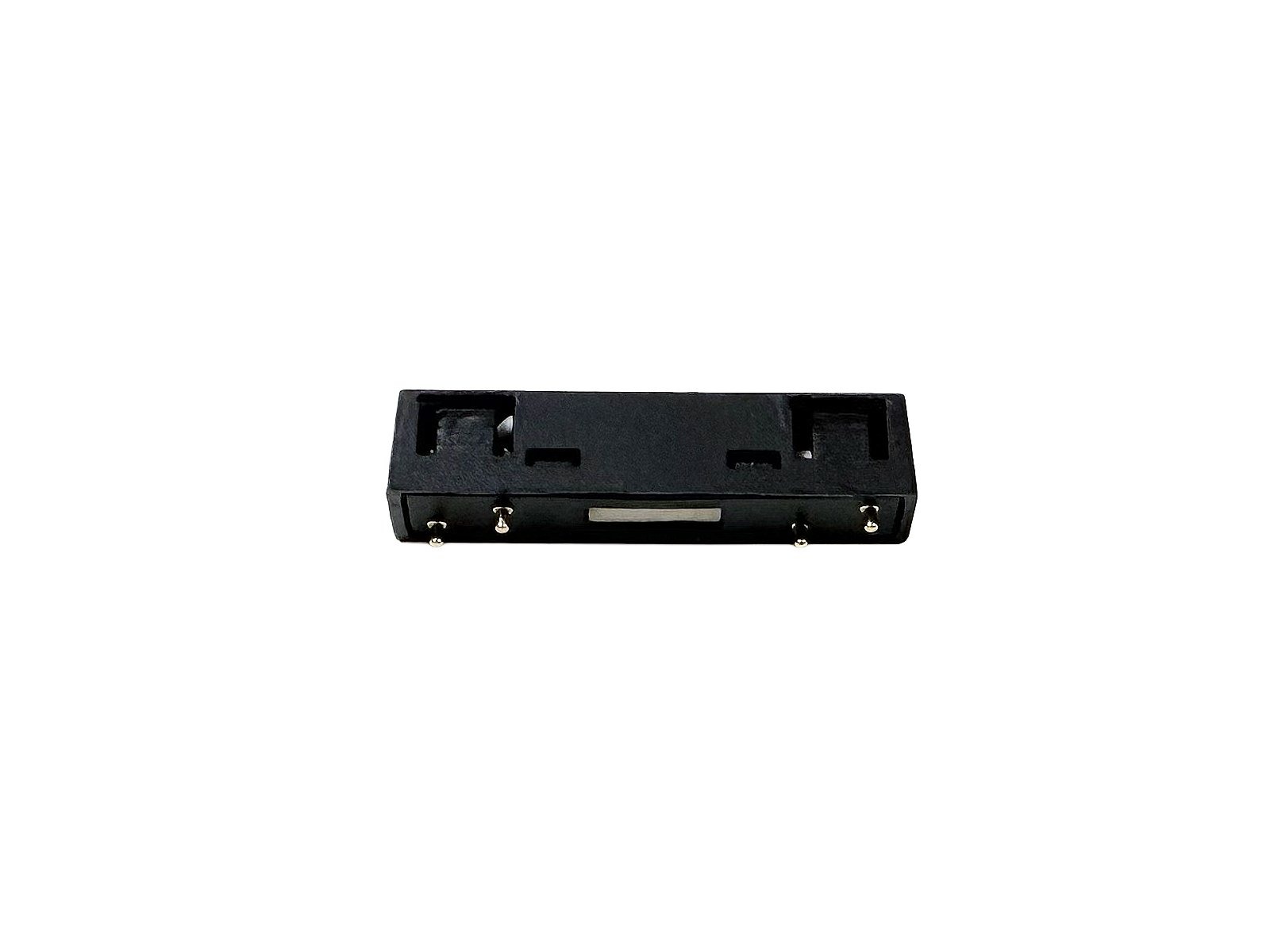 CLICK LED adapter (samler) for alu-strømskinne. sort. 35 mm