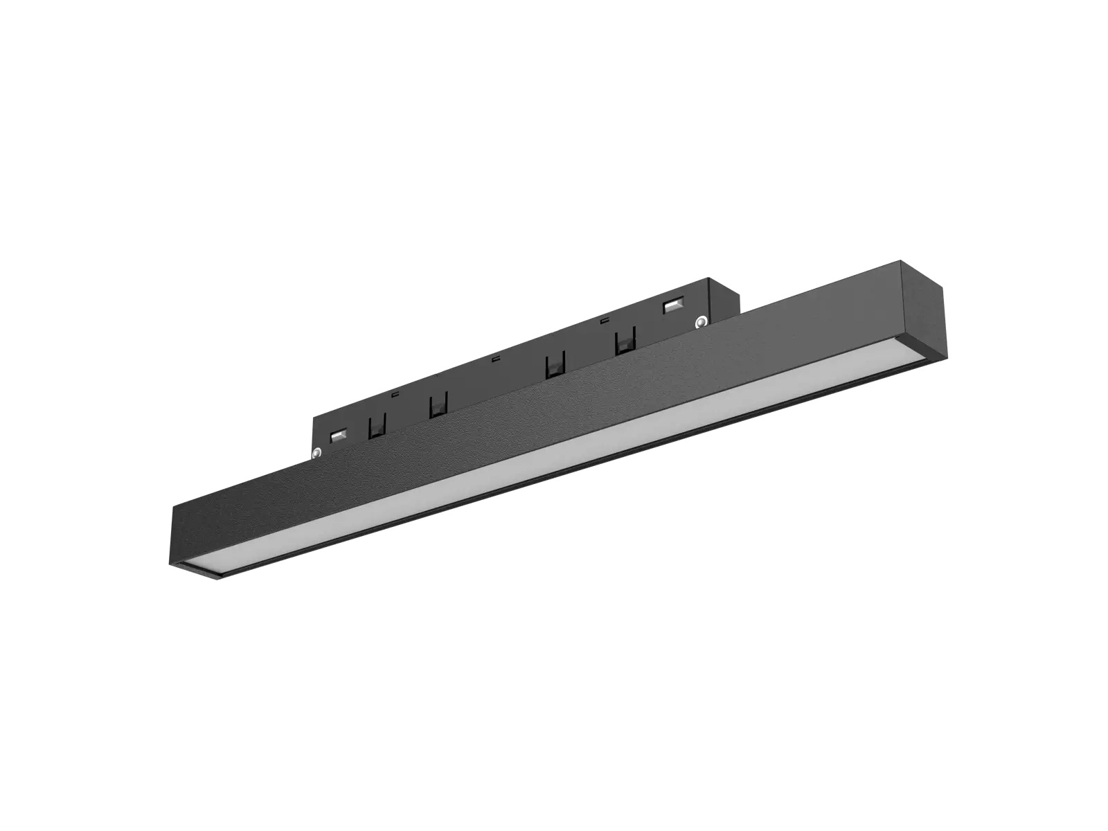48V Tracklight LED skinne-downligth 7W. 300 MM.. Sort. 4.000 kelvin