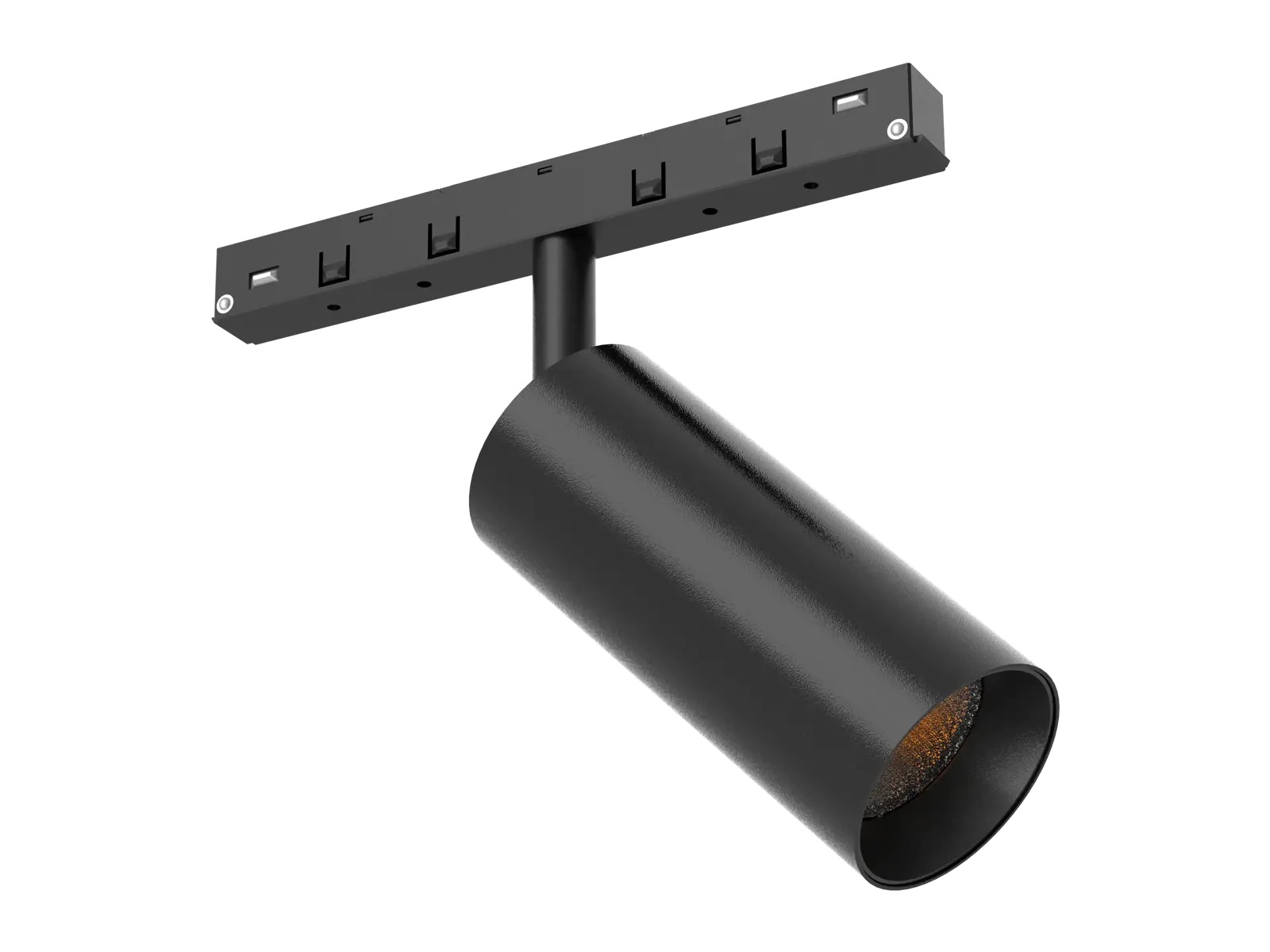 48V Tracklight LED skinnespot 10W. Sort. 36°. 3.000 kelvin