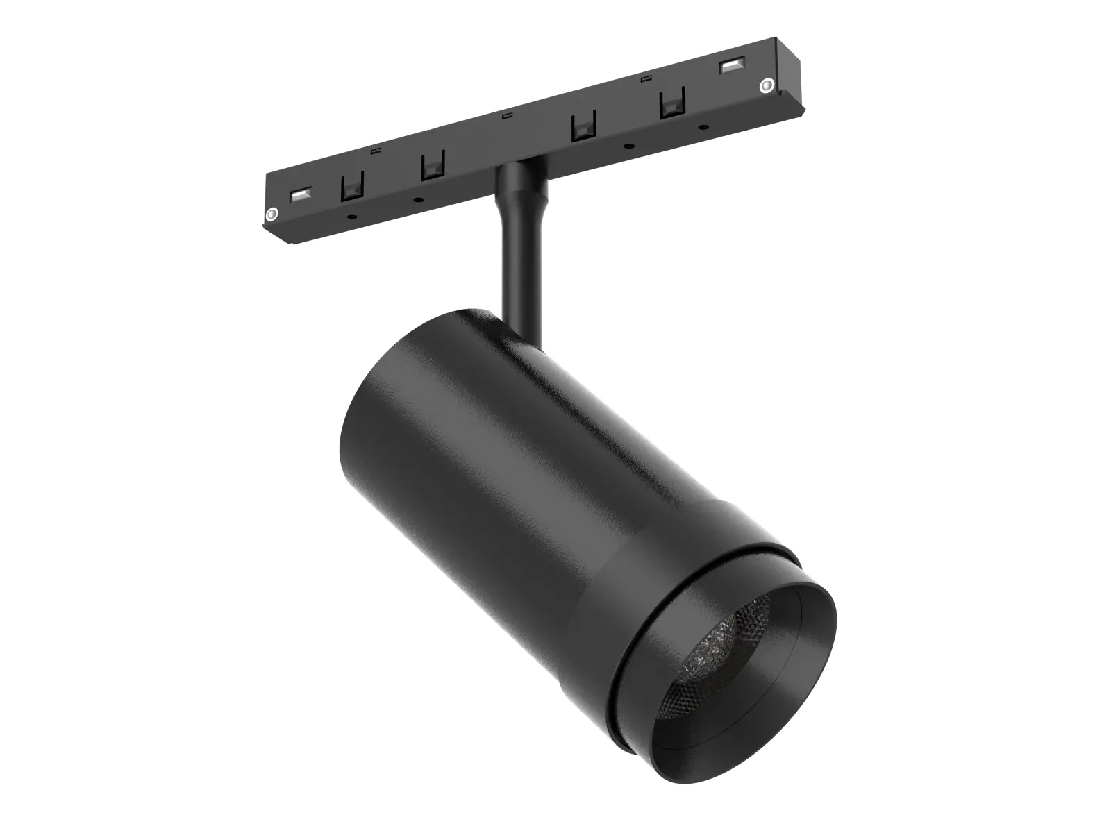 48V Tracklight LED skinnespot 8W. Sort. 15-40°. 3.000 kelvin