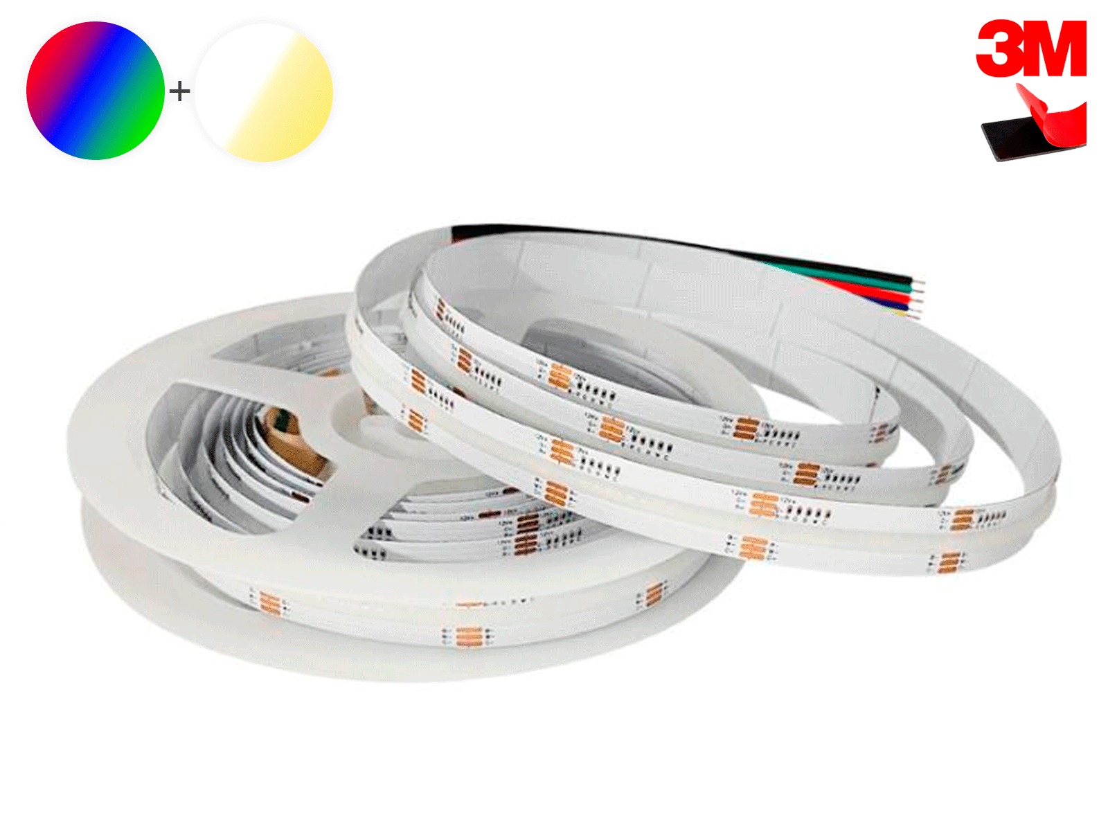 LED COB strip RGBCCT 10 m. 20W/m IP20