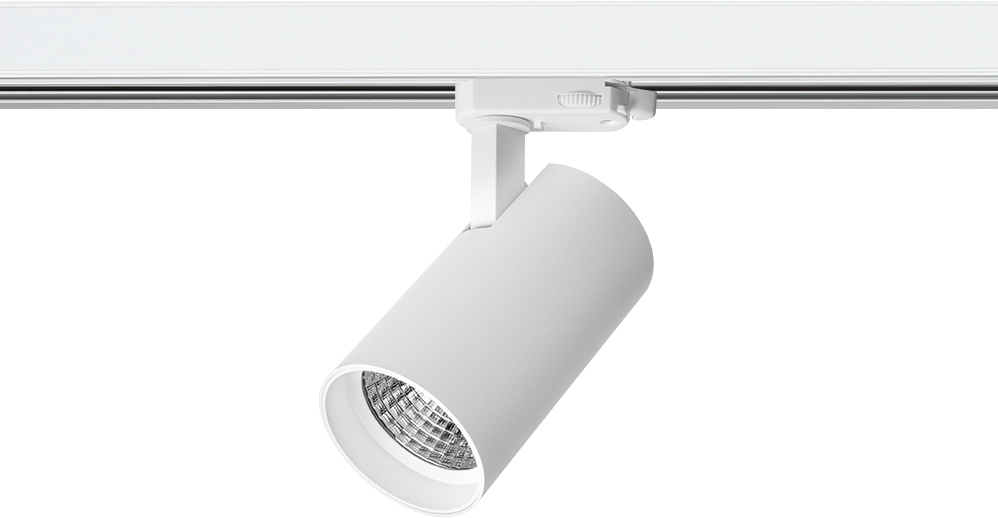 Pragmalux LED 3-faset Skinnespot Piccolo 15W 2700K CRI>90 33D 1393lm Hvid - Dæmpbar