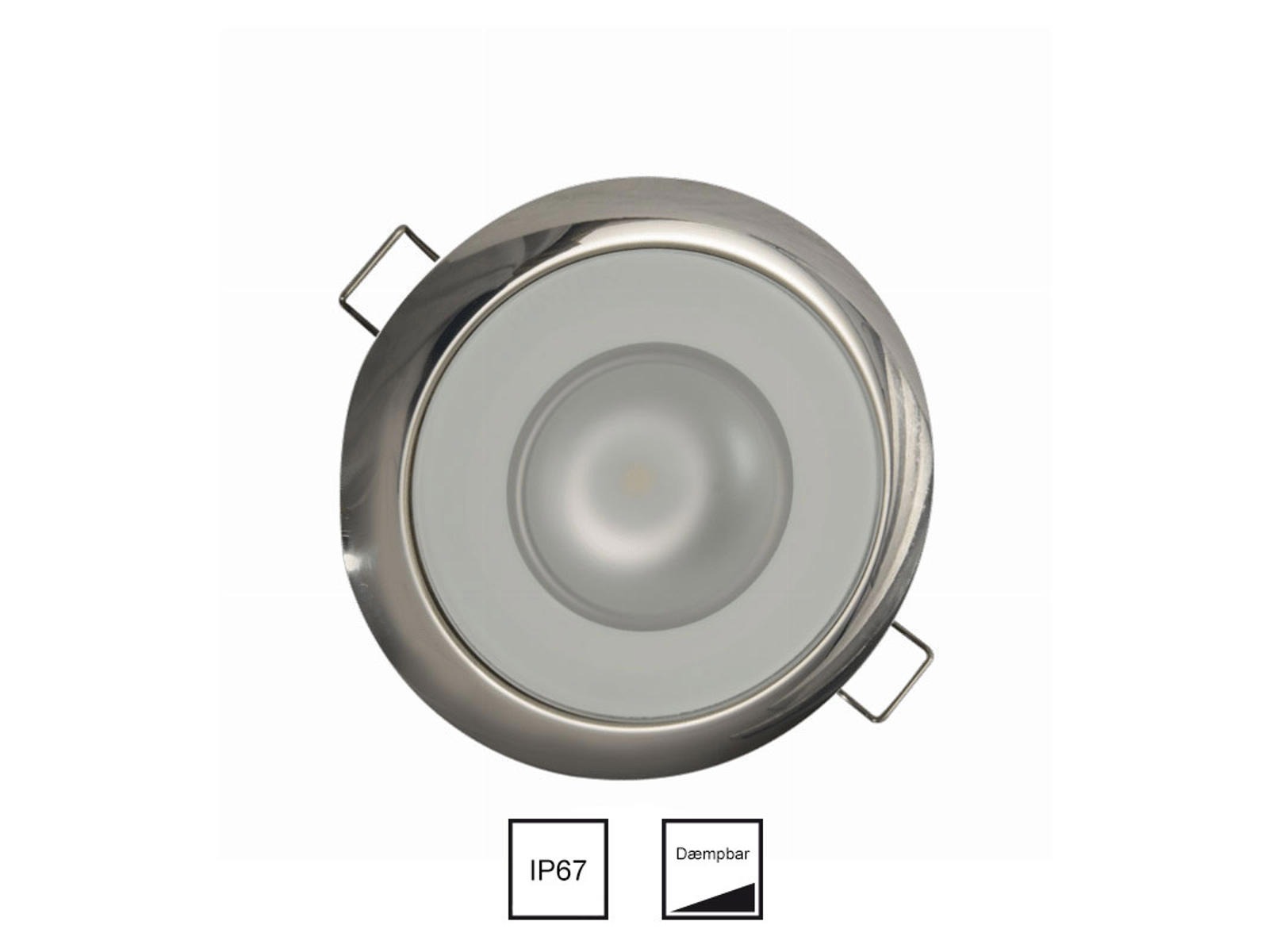 LED downlight. Varm. 10-30V.