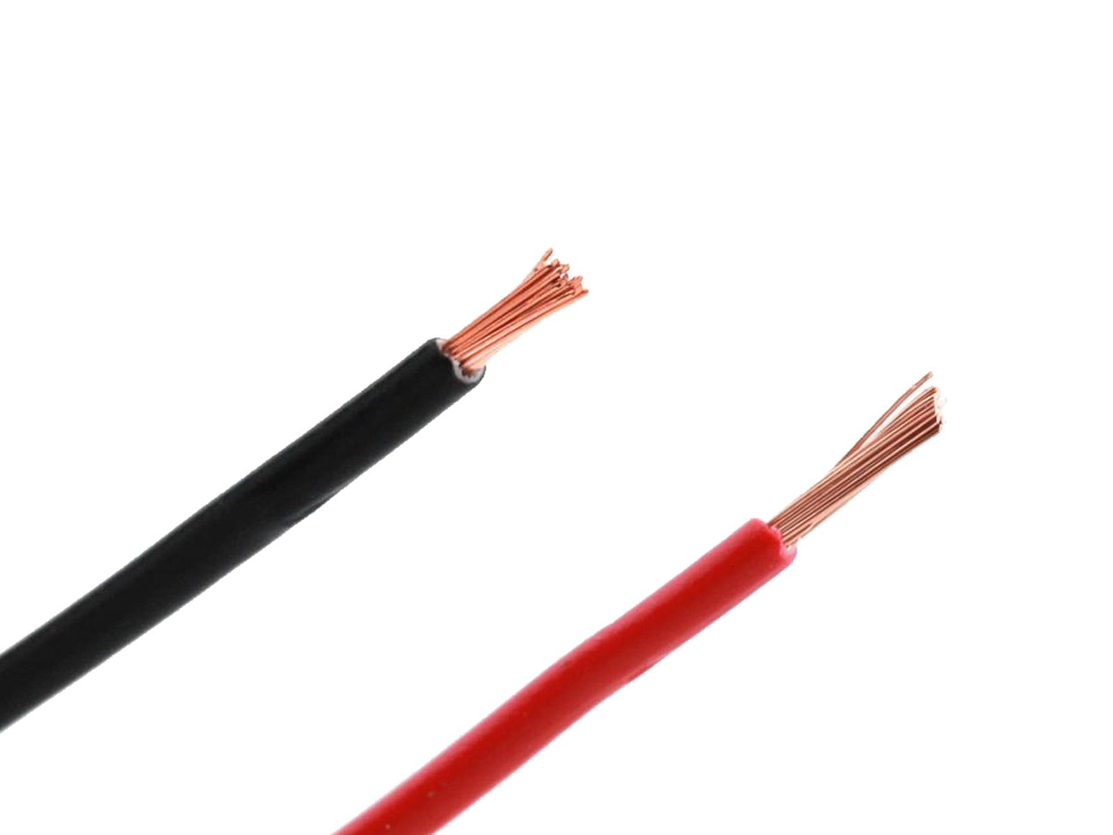 Blød ledning 6 mm2 i forskellige farver