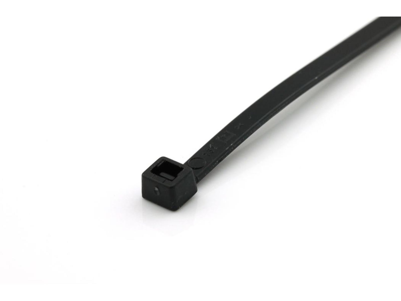 Kabelbinder. sort 360x4.8mm 100 stk.