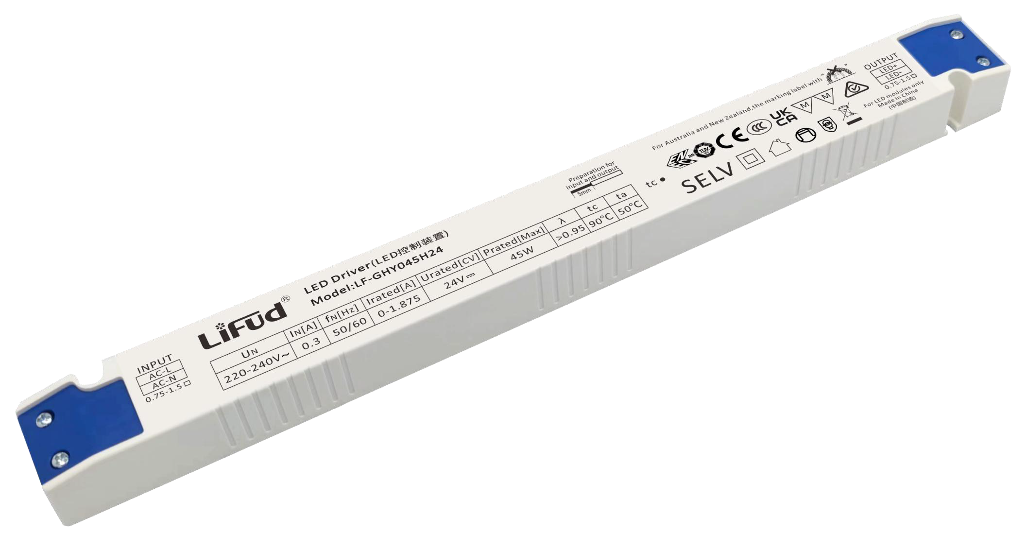 Lifud LED driver CV 24V. 45W/1.875A