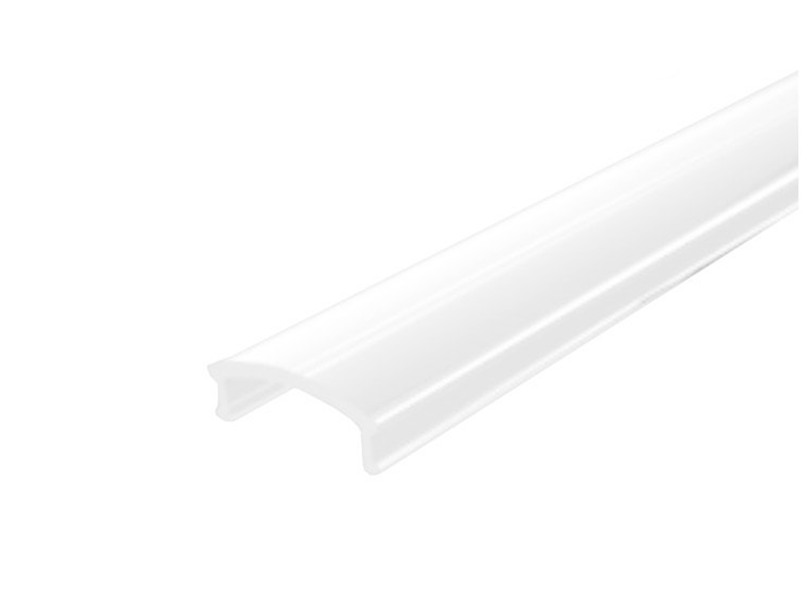 Cover 100 cm. for aluskinne 17x7 mm. transparent