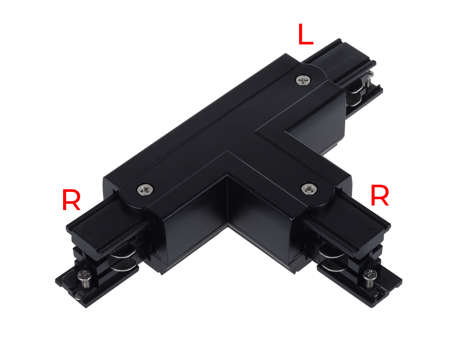 Track Rail T-samling 3-faset – sort