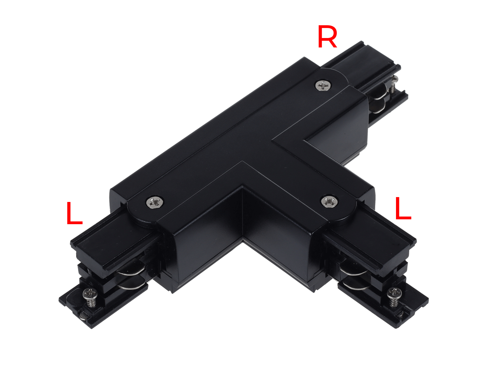 Track Rail T-samling 3-faset – sort