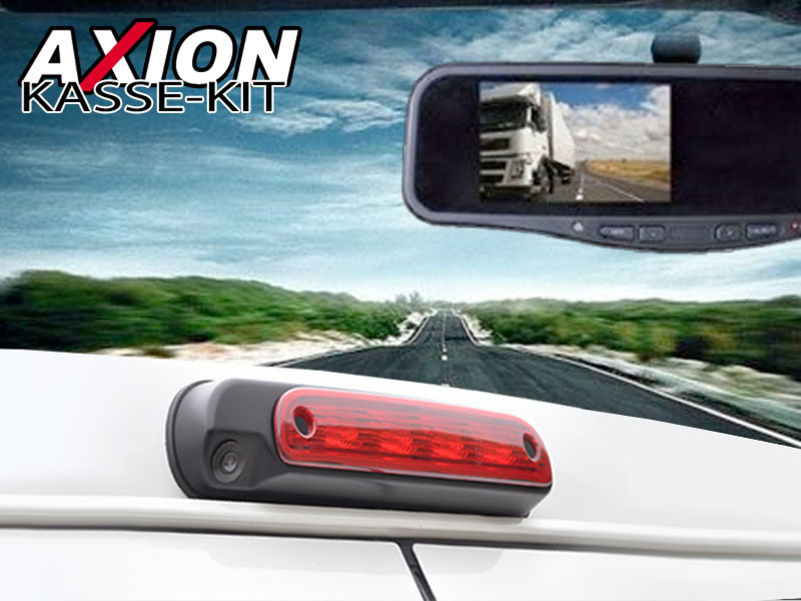 AXION Kasse-Kit bakspejl+STOPLYGTE-kam.