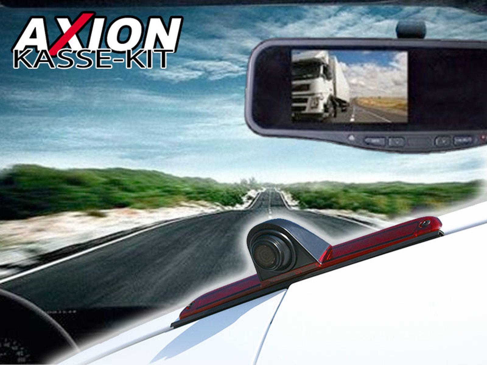 AXION Kasse-Kit bakspejl+STOPLYGTE-kam.