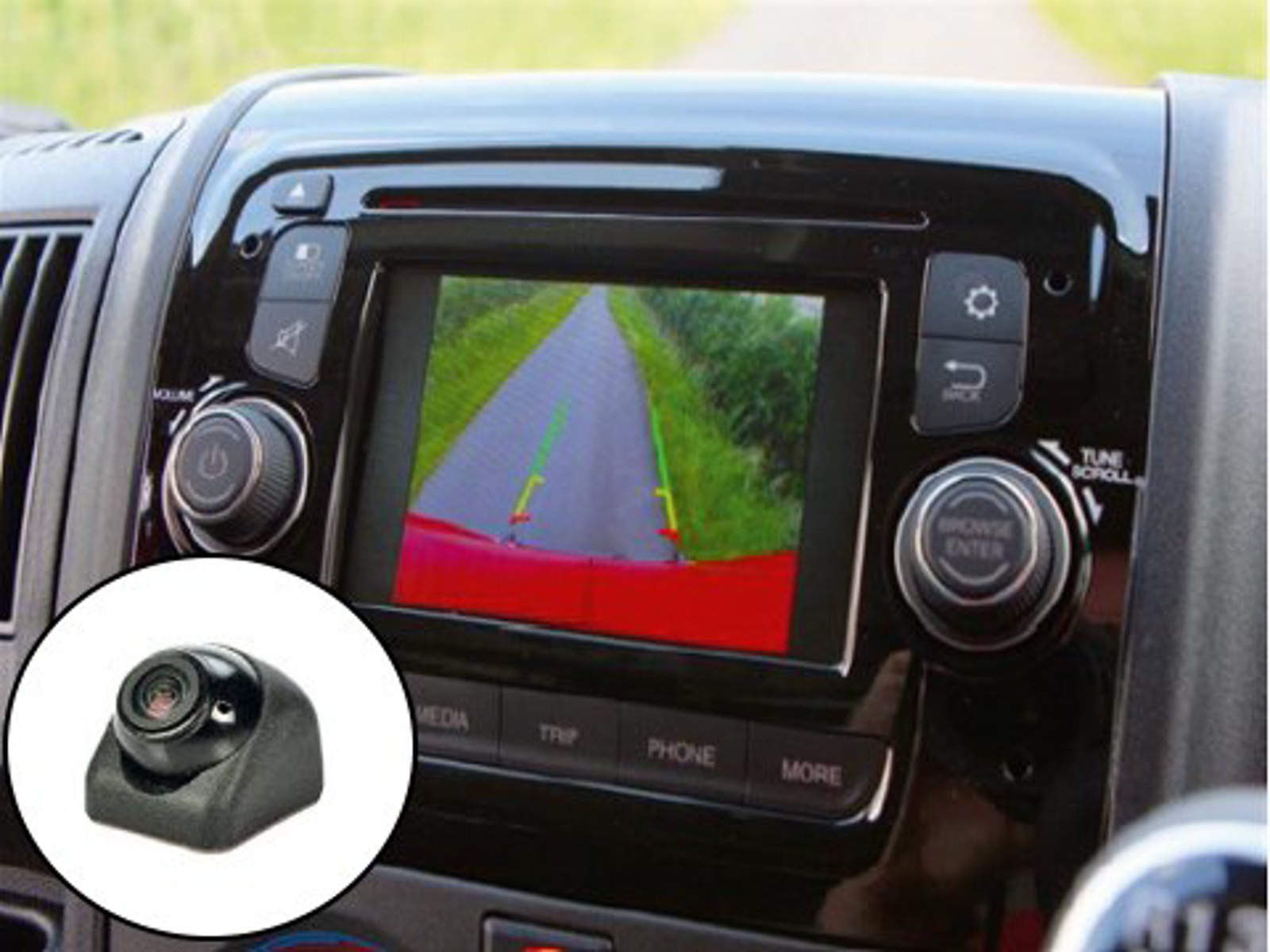 BIK-KIT Ducato/Jumper/Boxer m/Mini kuglekamera inkl. guidelines