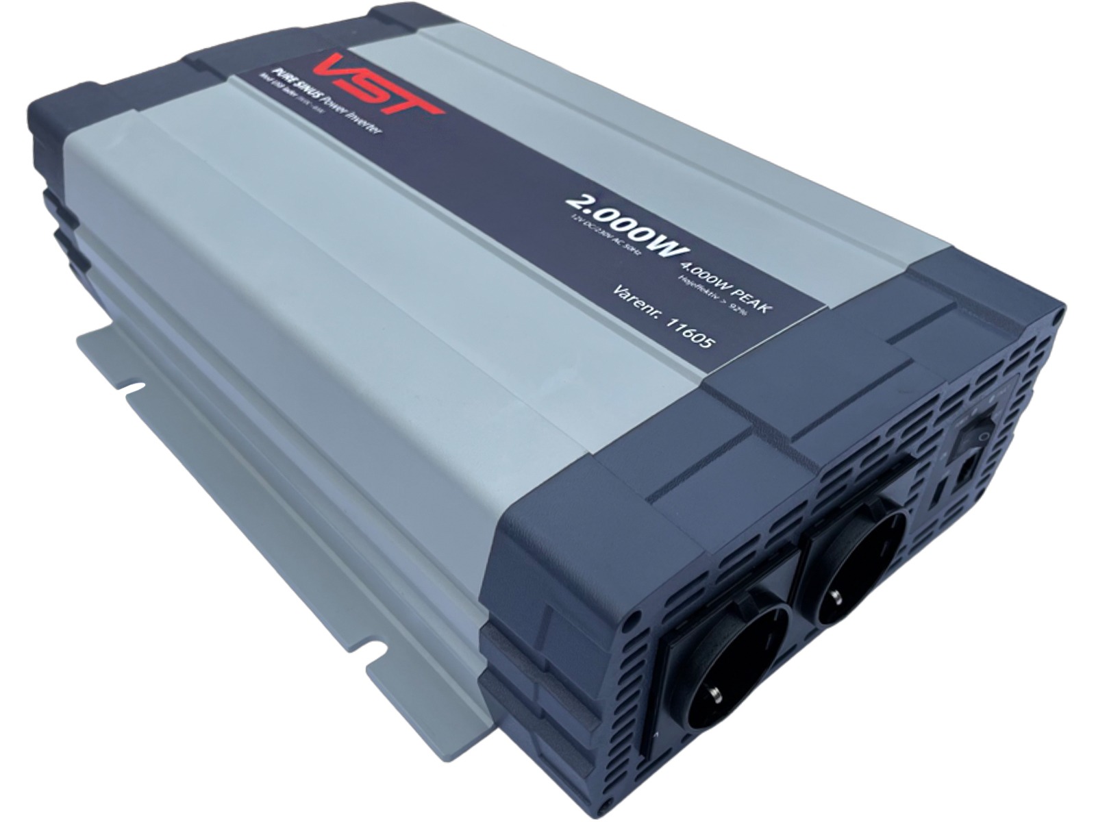 VST Pure-Sinus 2000W Power Inverter 12V/230V