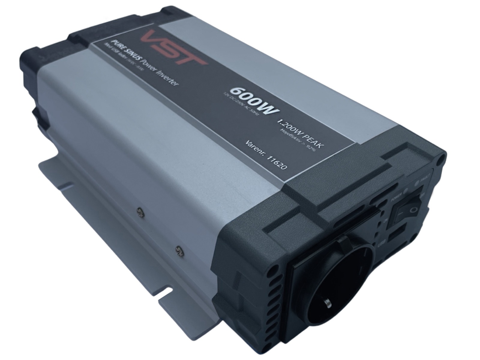 VST Pure-Sinus 600W Power Inverter 12V/230V