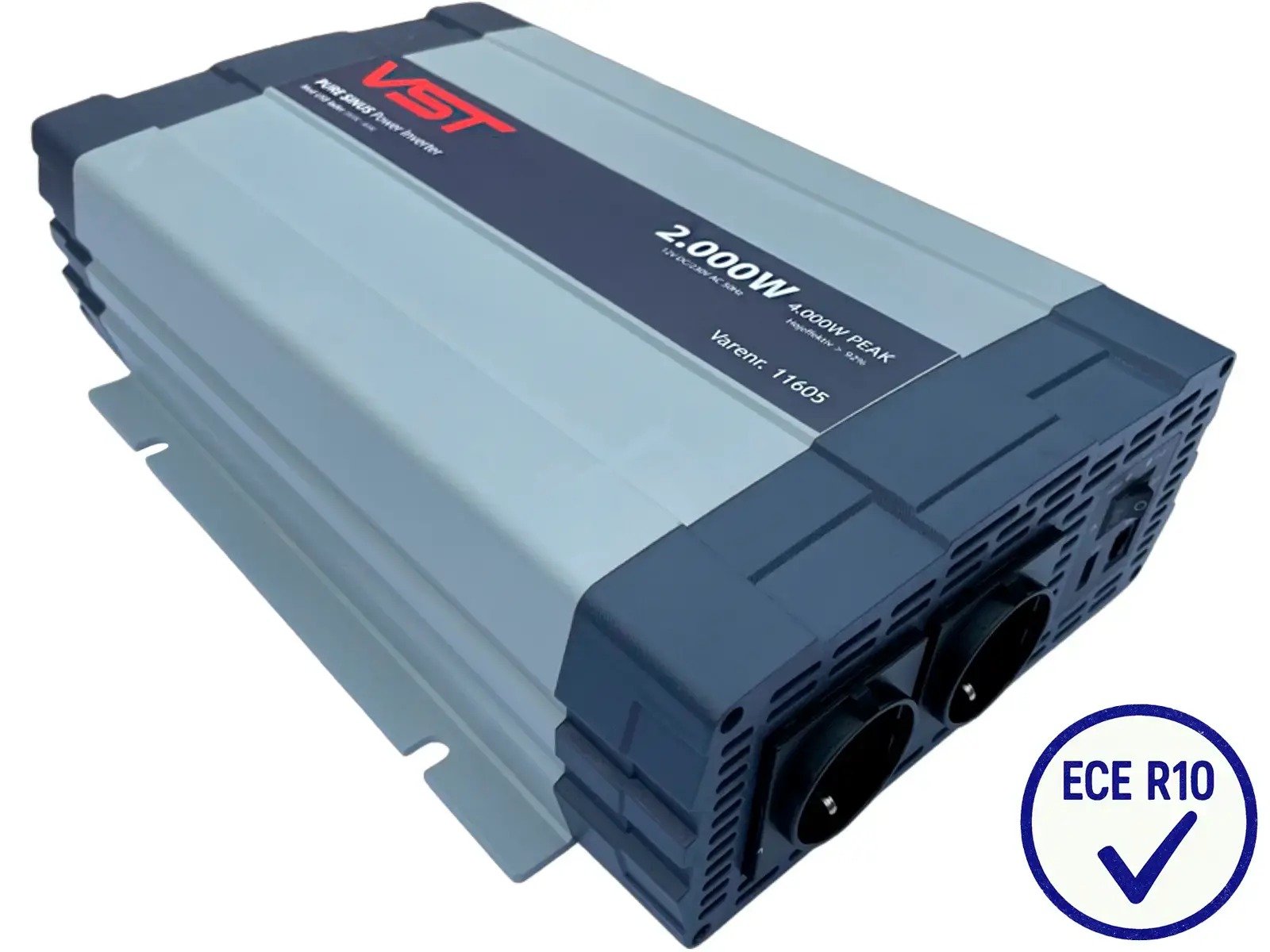 VST Pure-Sinus 2000W Power Inverter 24V/230V