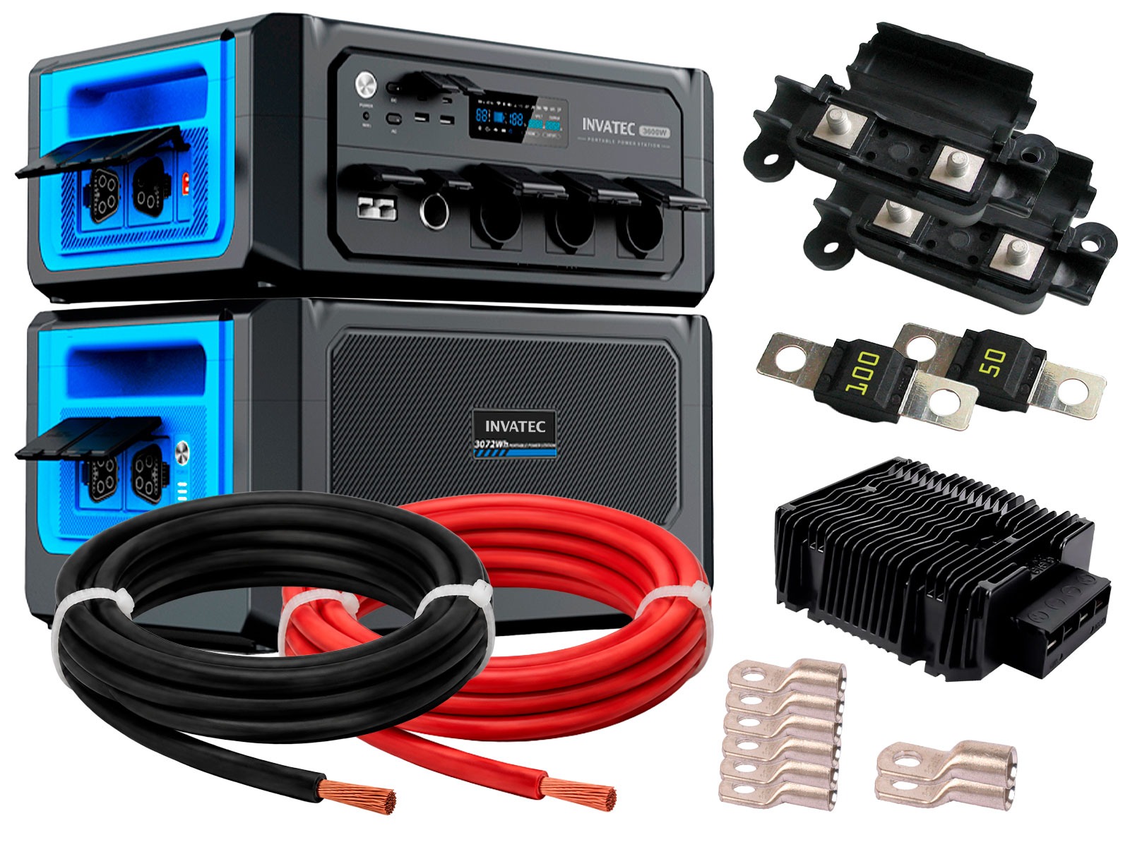 Power-Pack 3.600W sæt inkl. mont.dele