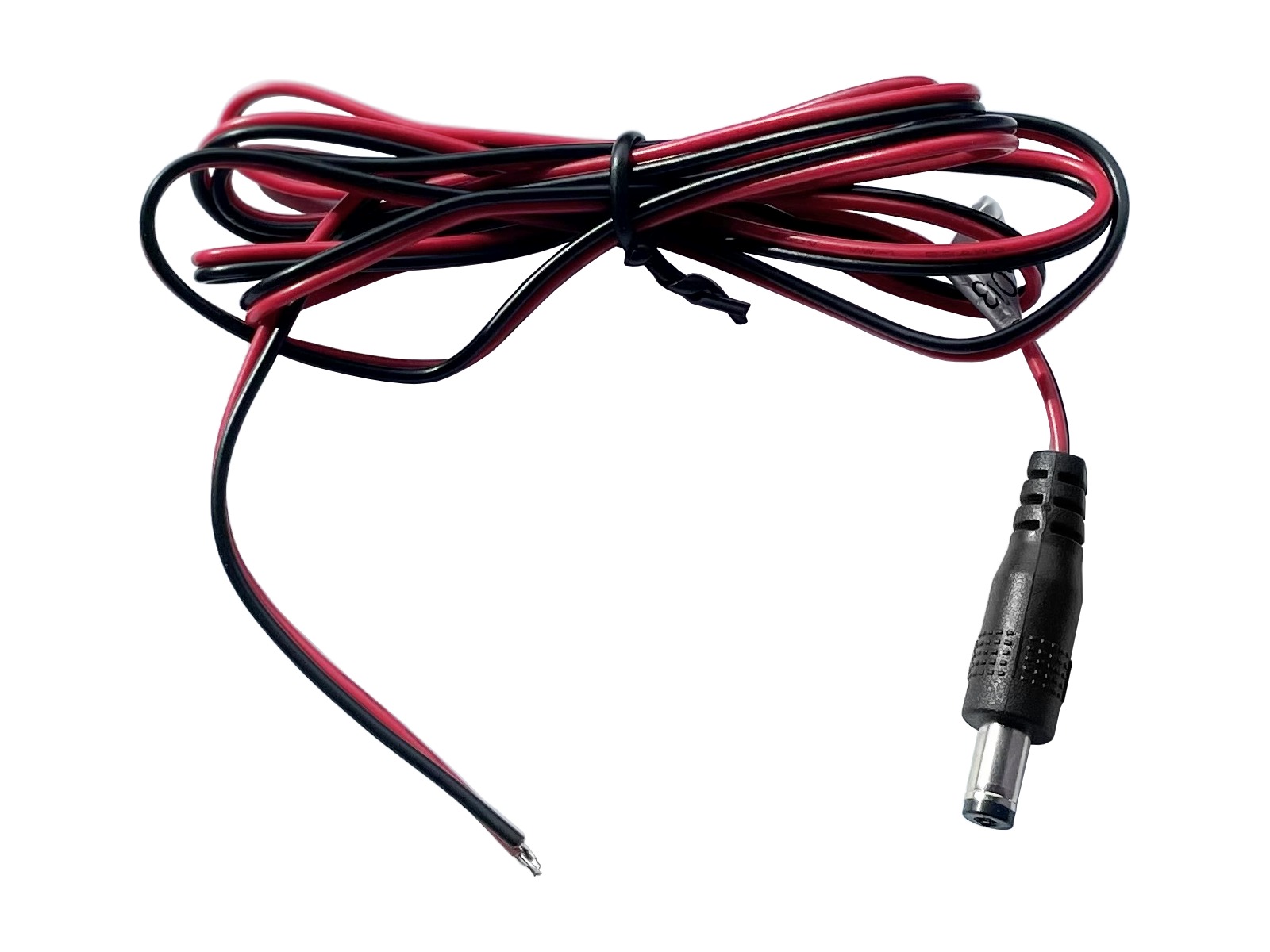 DC han stik m/50cm kabel