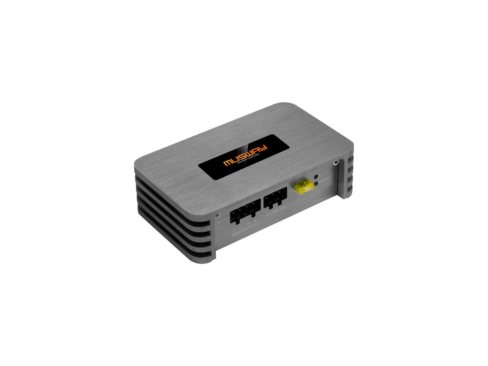 MUSWAY Digital 2-Kanals forstærker P2