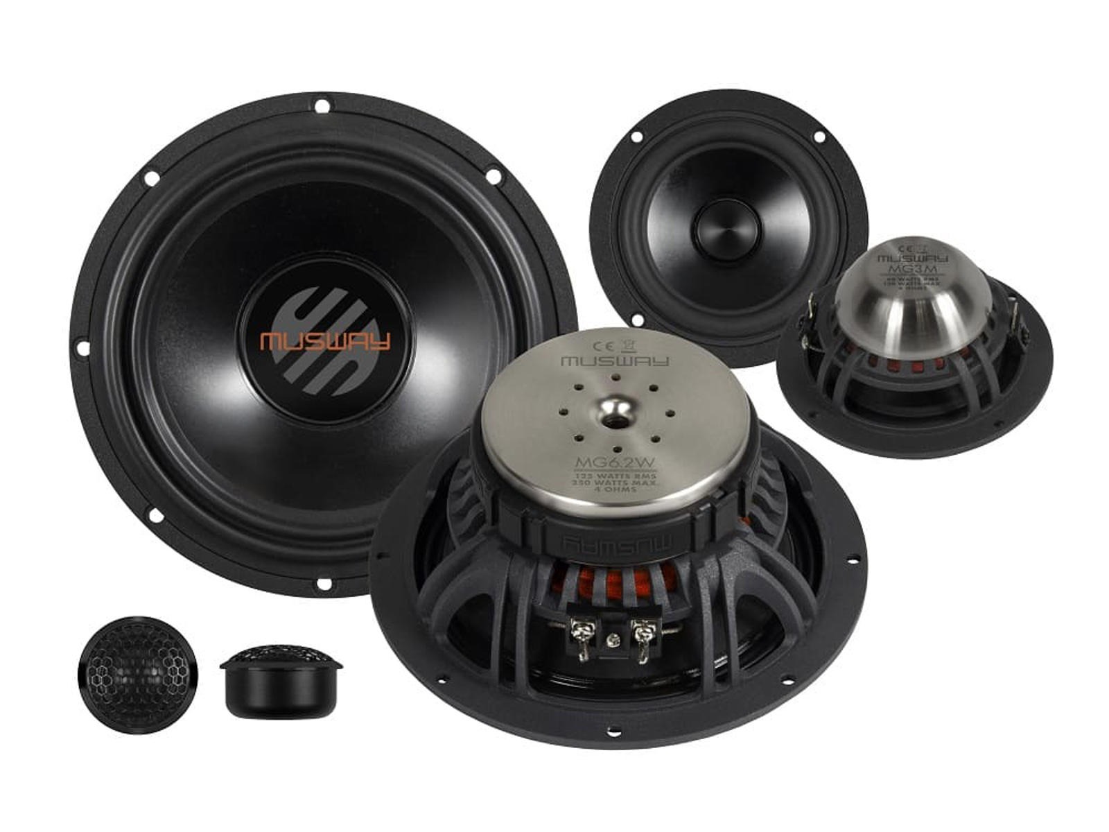 MUSWAY 3-Way Active Compo 16.5 cm MG6.3A