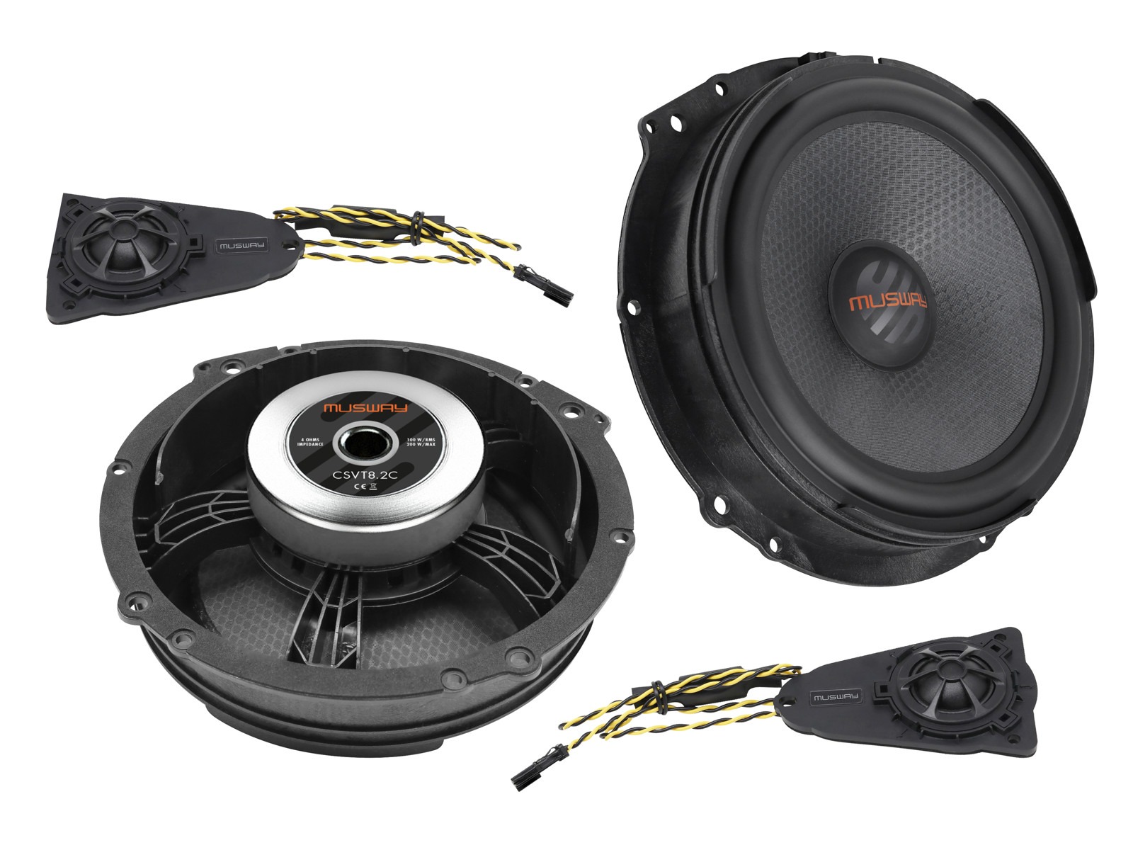 MUSWAY VW T5/6 Kompo-Kit 20 cm CSVT-8.2C