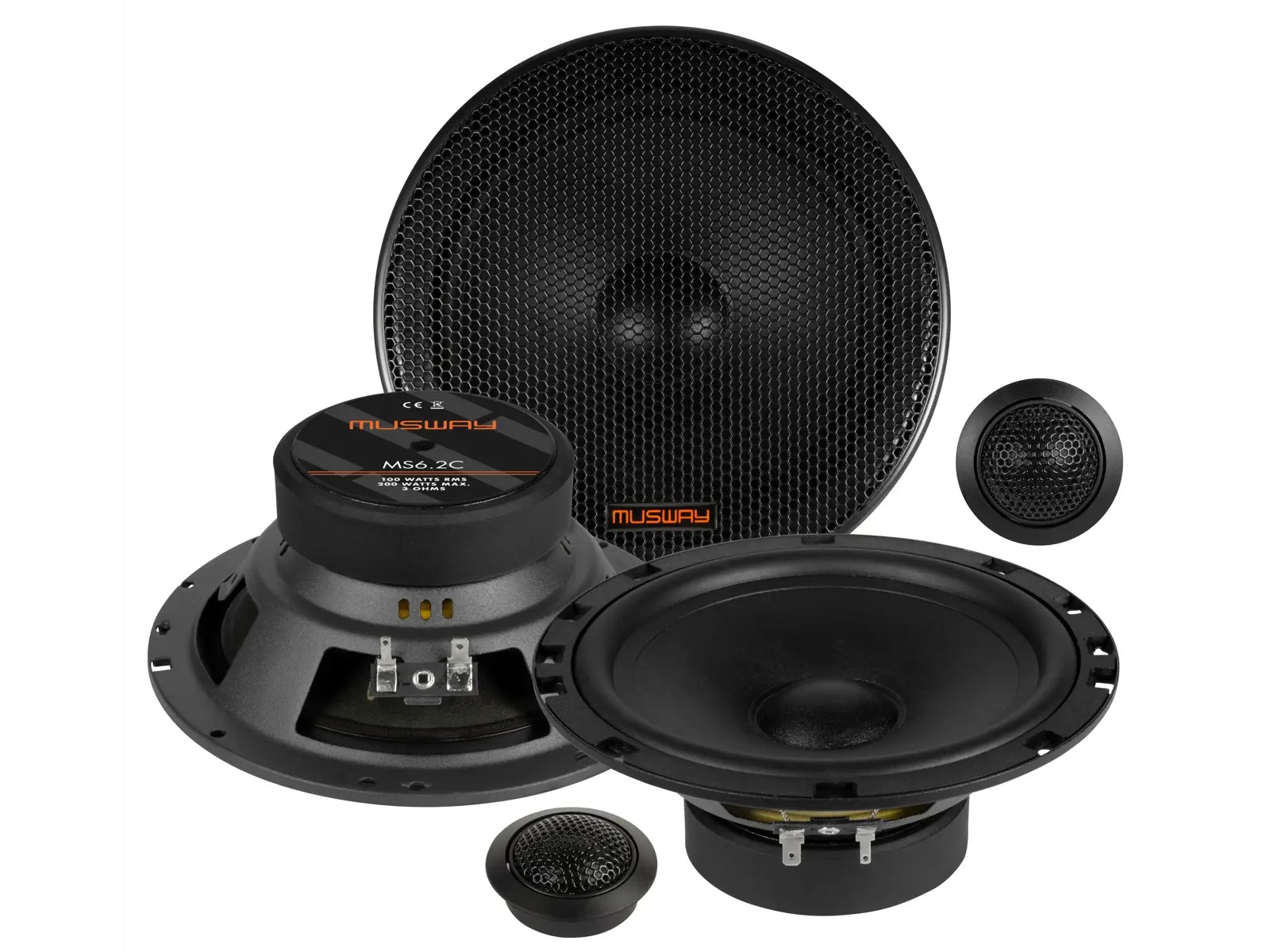 MUSWAY 2-Way Compo 16.5 cm MS-6.2C