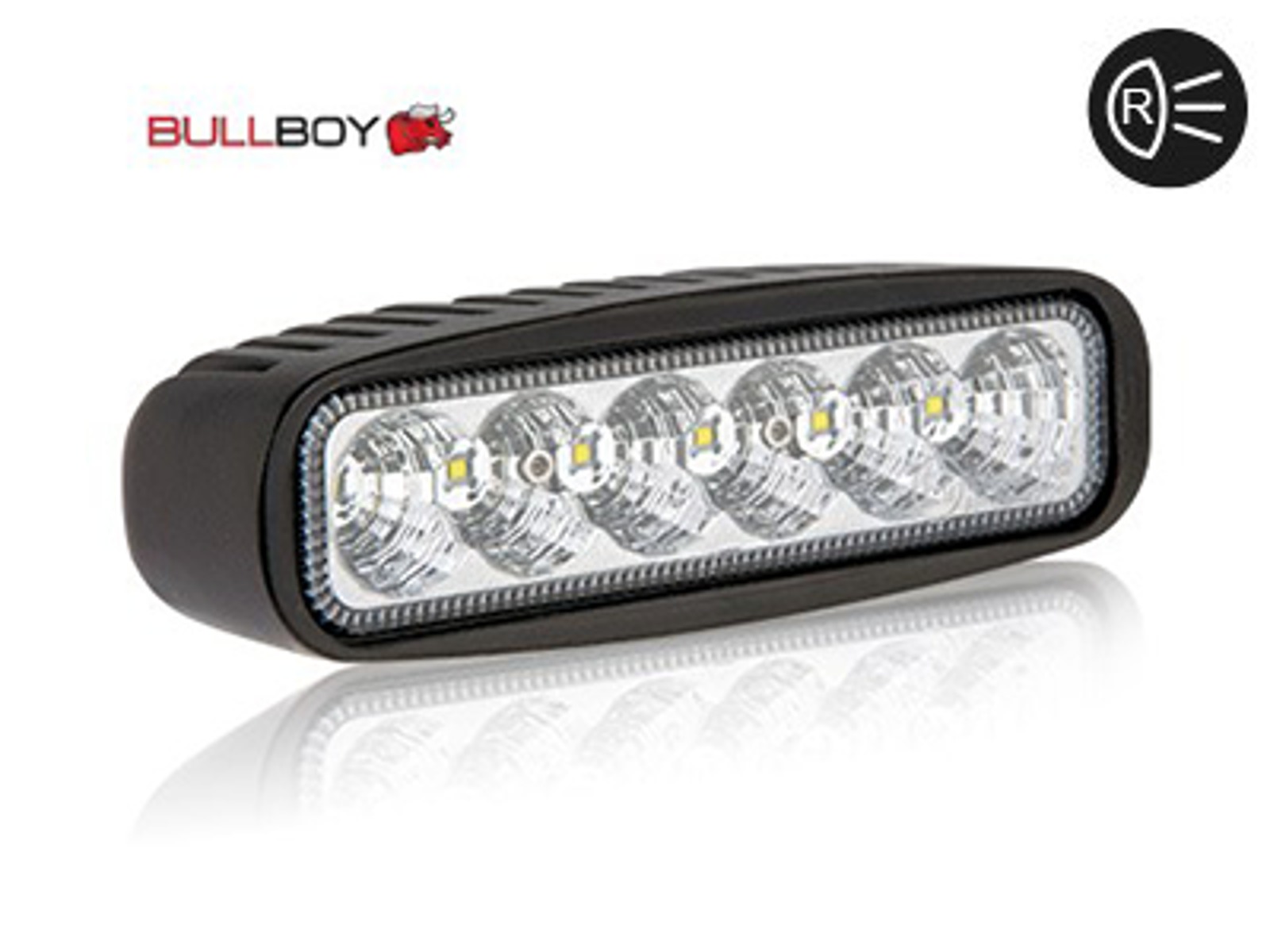 BULLBOY kombineret arbejdslampe og baklygte, 18W/9-32V 