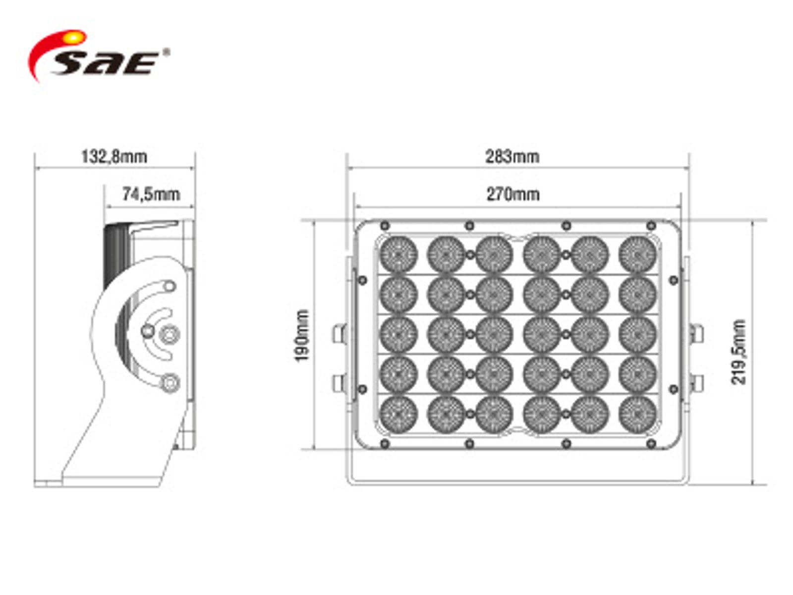 LED arbejdslampe 150W