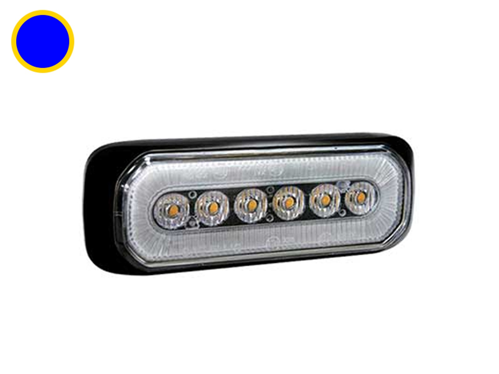 AXIXTECH LED FLASH Gul/Blå