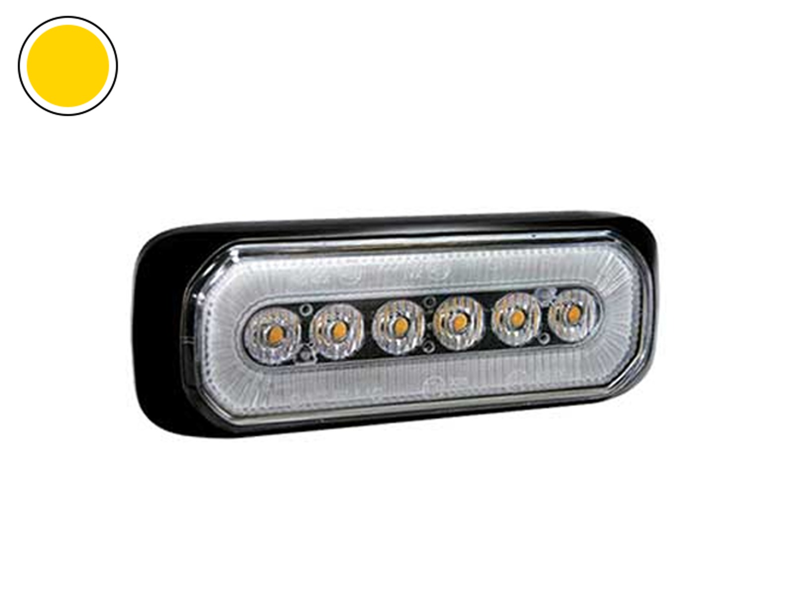 AXIXTECH LED FLASH Hvid/Gul