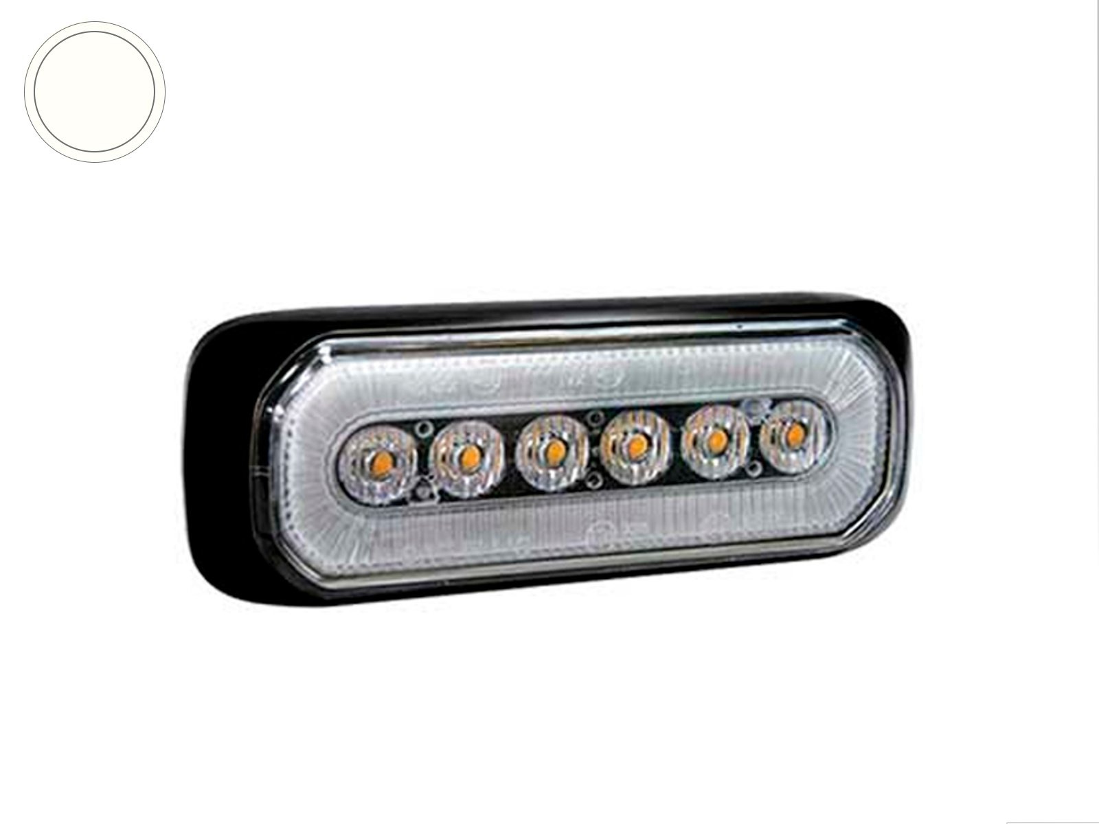 AXIXTECH LED FLASH Hvid/hvid
