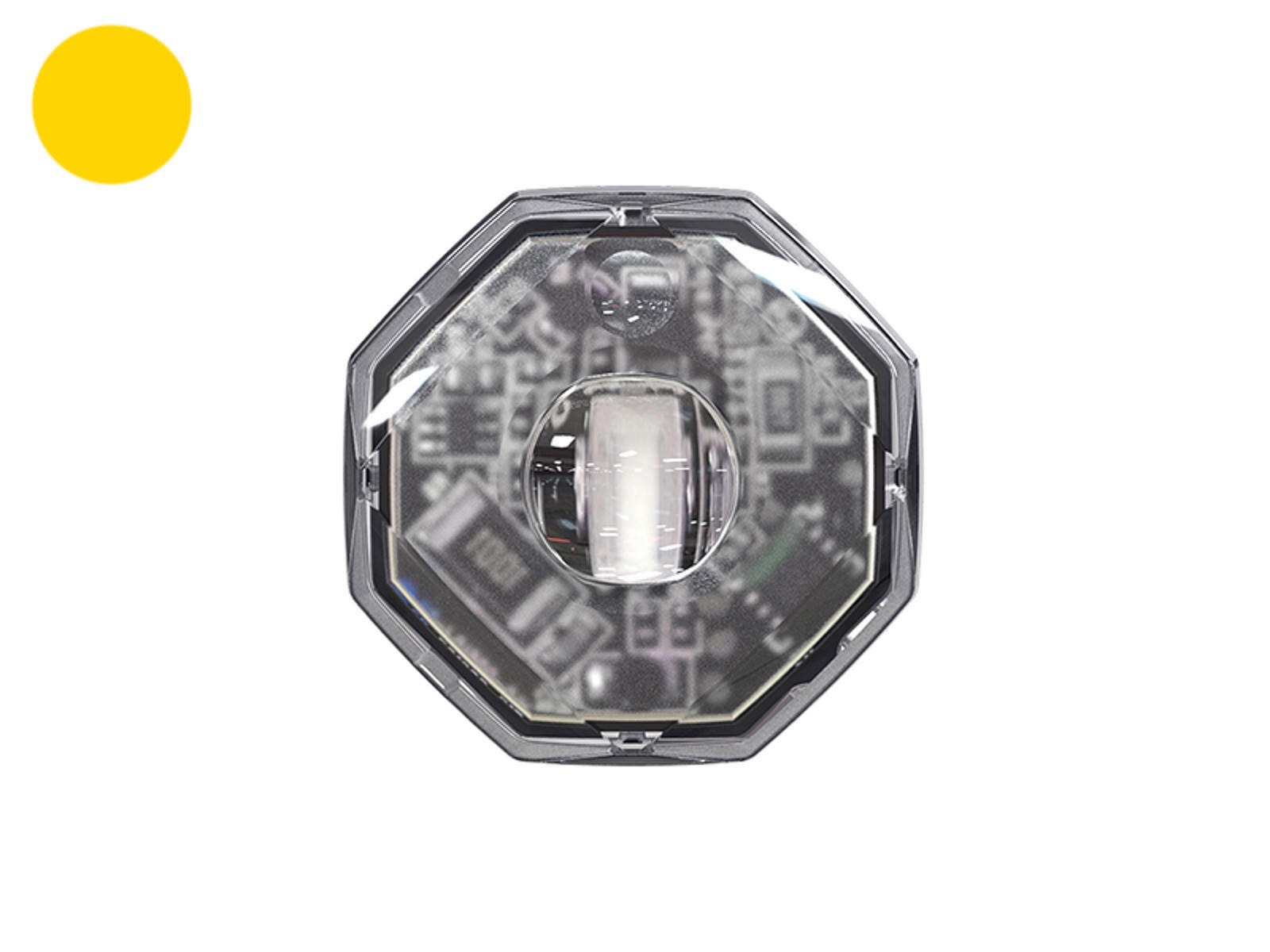 AXIXTECH - Octa-Fit Mini, gult blink 