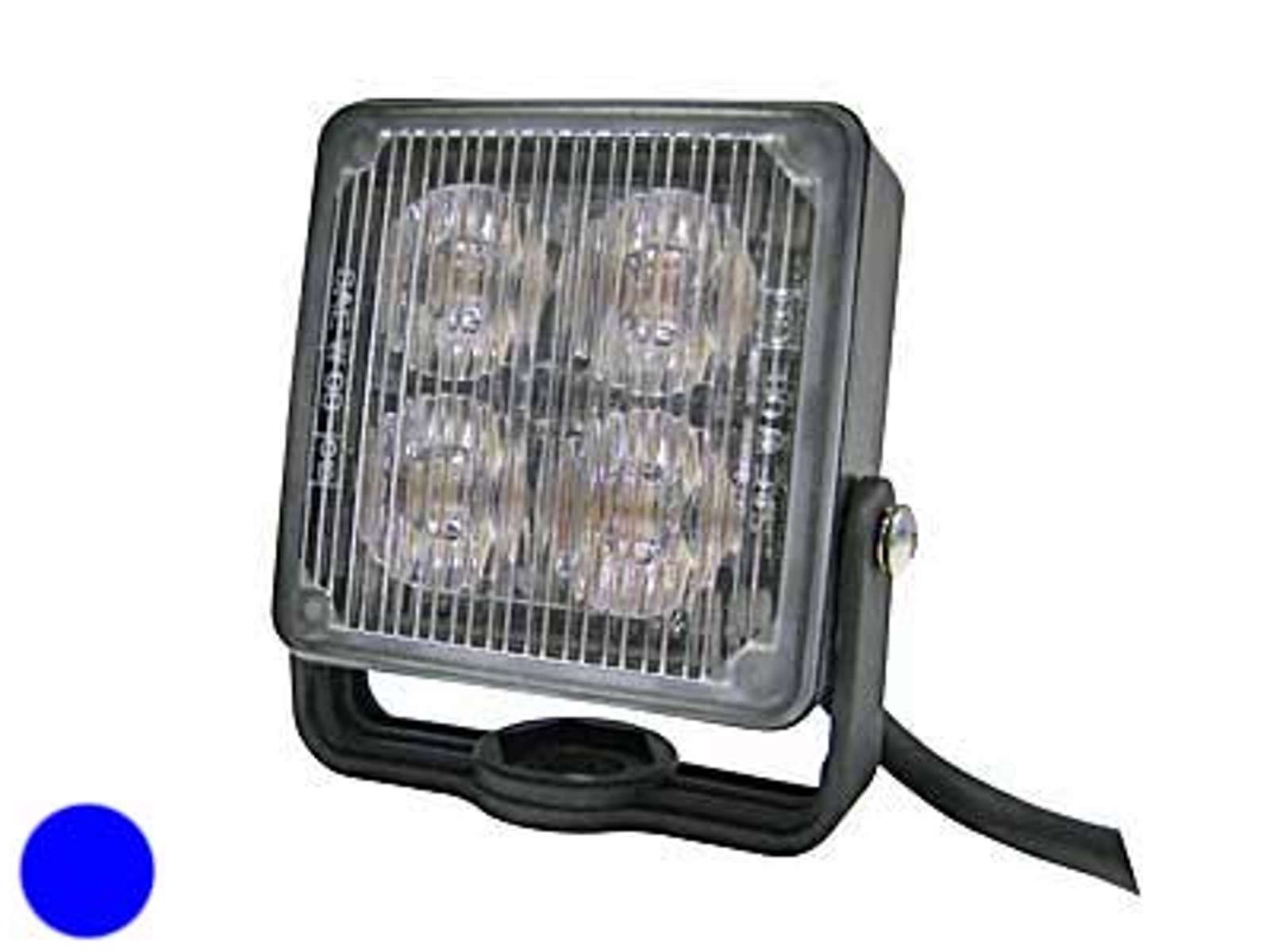 LED flash lampe, blåt blink