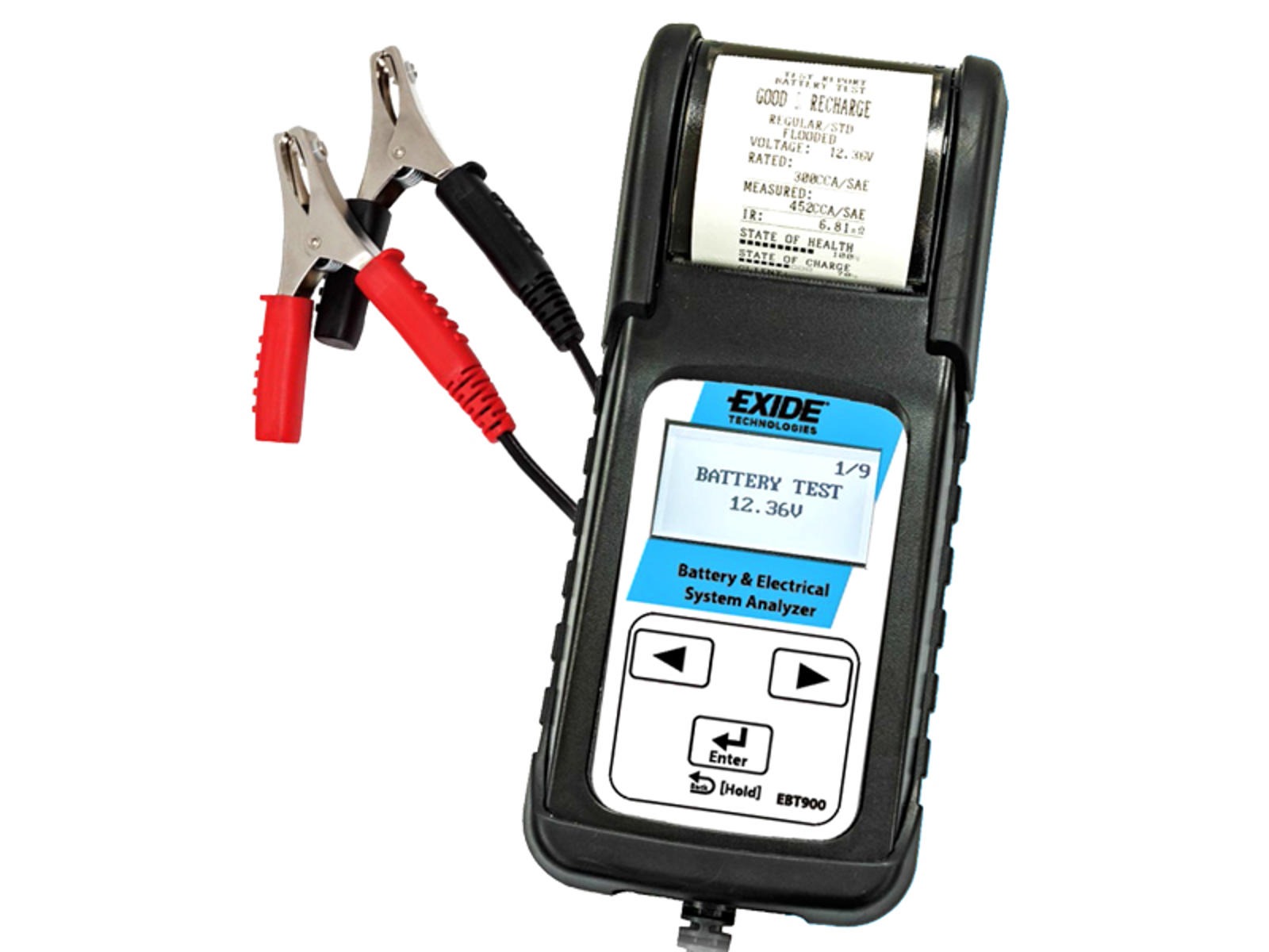 EBT900 Batteritester 12/24V m/printer
