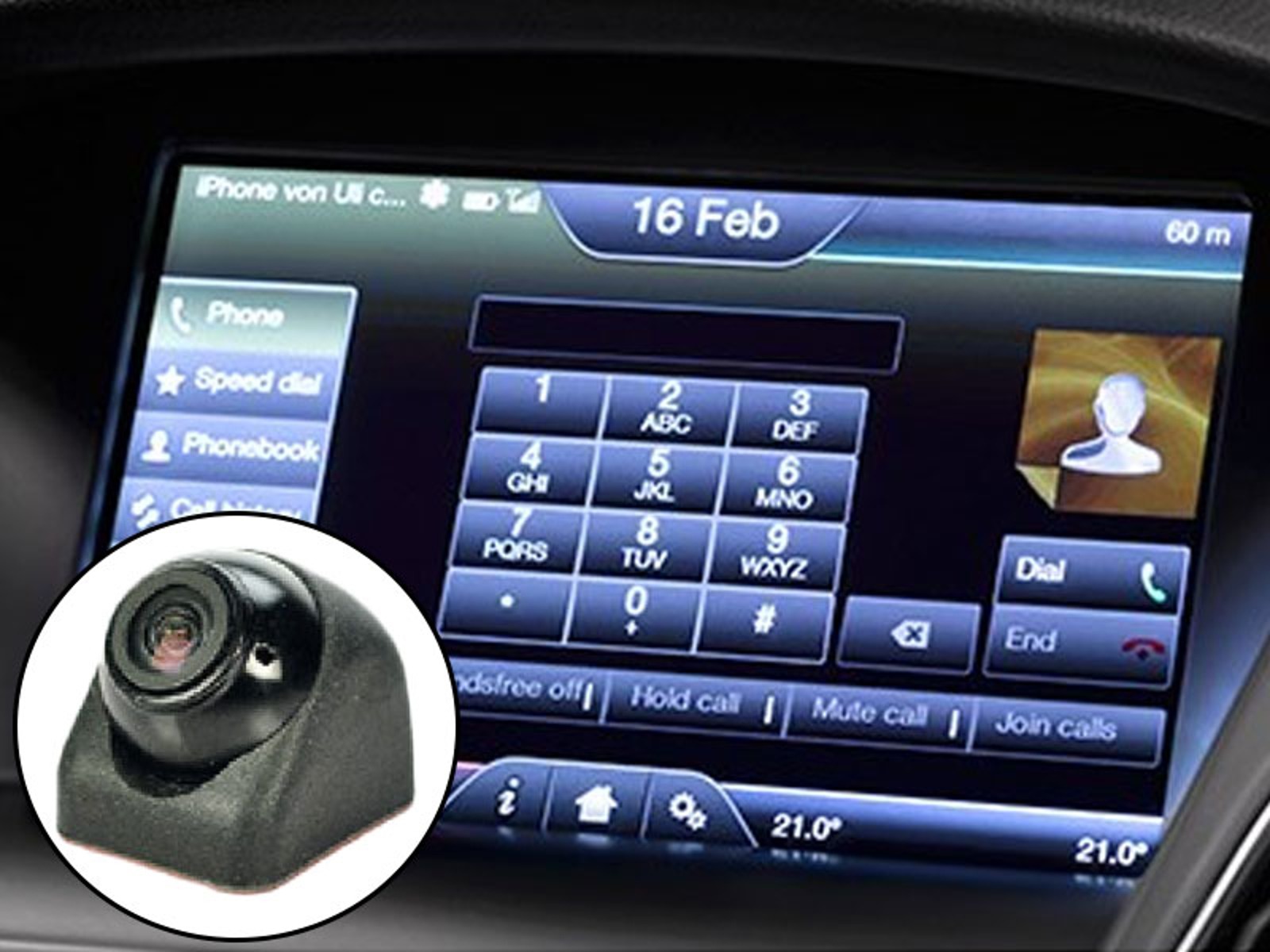 BIK-KIT Ford Sync2 m/mikro-kamera